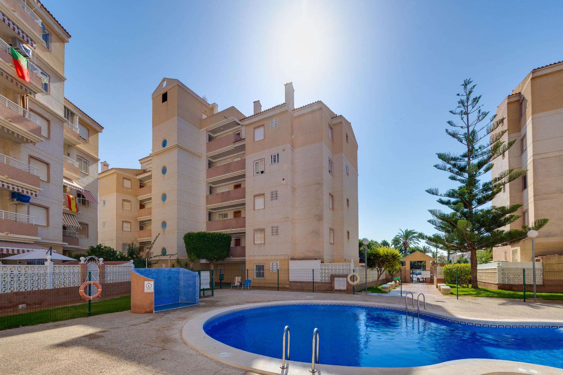 Gated entrance of urbanisation, Calas Blanca, Torrevieja