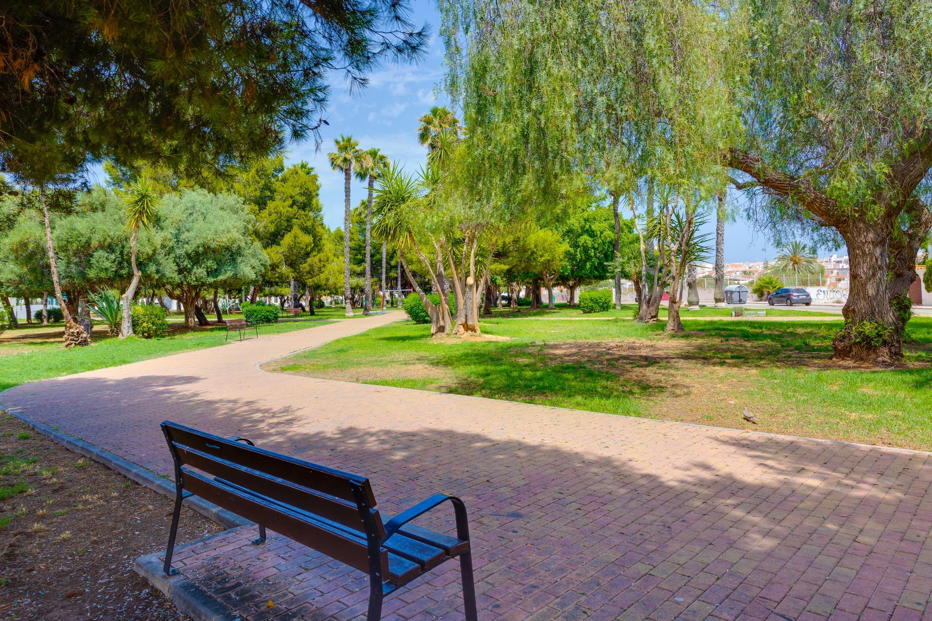 Residential street near apartment complex, Calas Blanca, Torrevieja