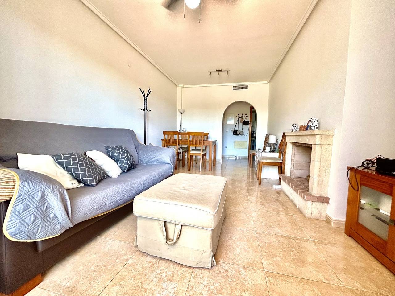 Bedroom with built-in furniture in 2-bedroom apartment, Torremendo, Orihuela