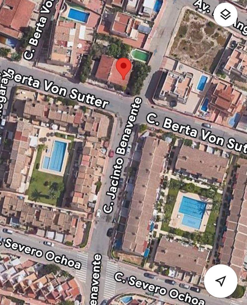 37m2 terrace and outdoor area of 3-bedroom villa, Rosaleda-Los Frutales, Torrevieja