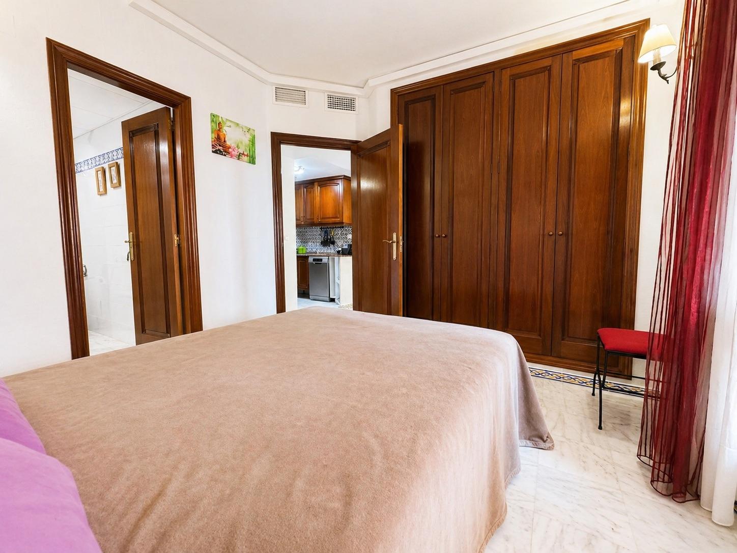 Master bedroom with double bed in 3-bedroom apartment, Los Frutales, Torrevieja