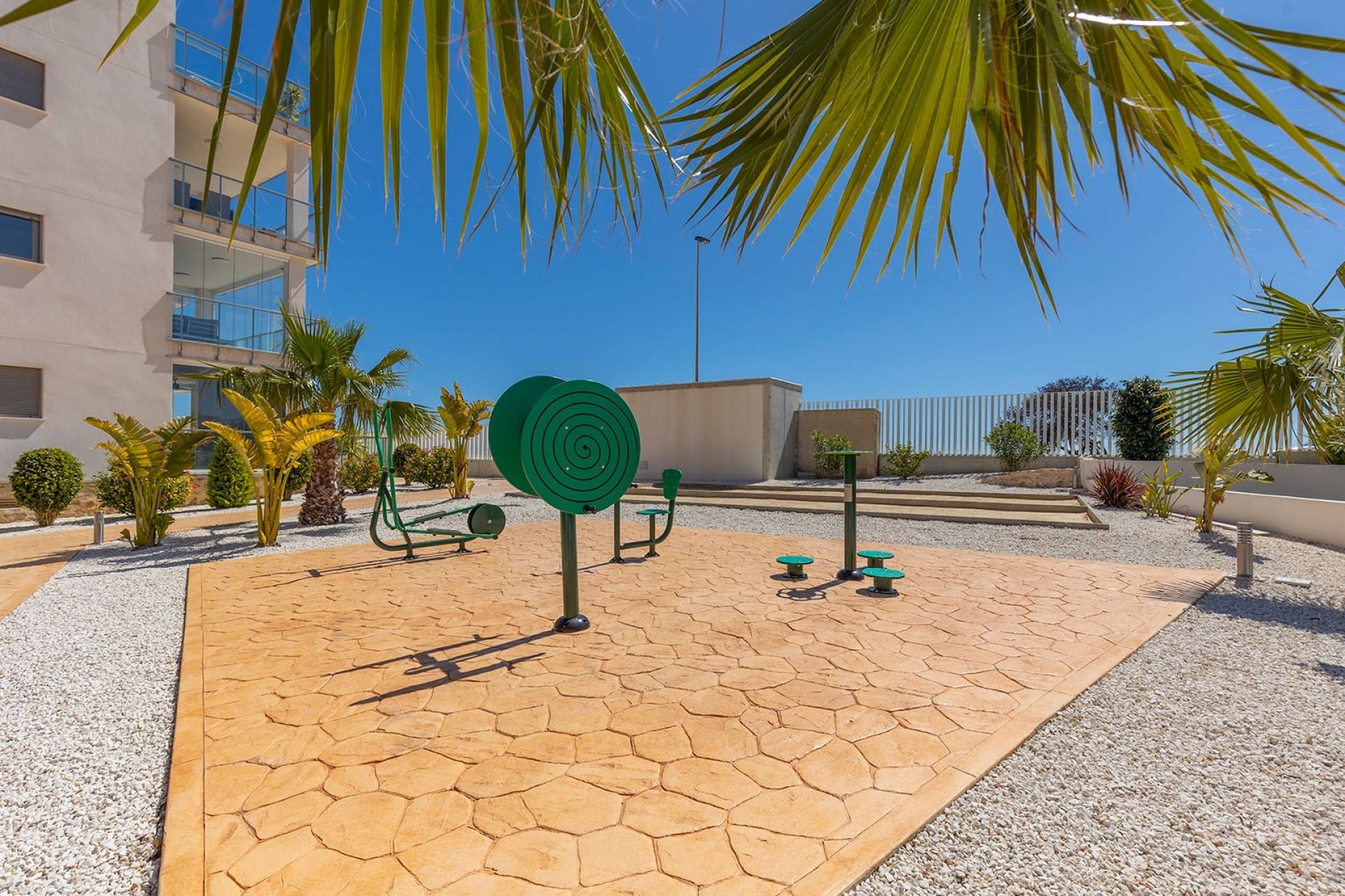 Aerial view of residential complex in Los Dolses, Orihuela Costa