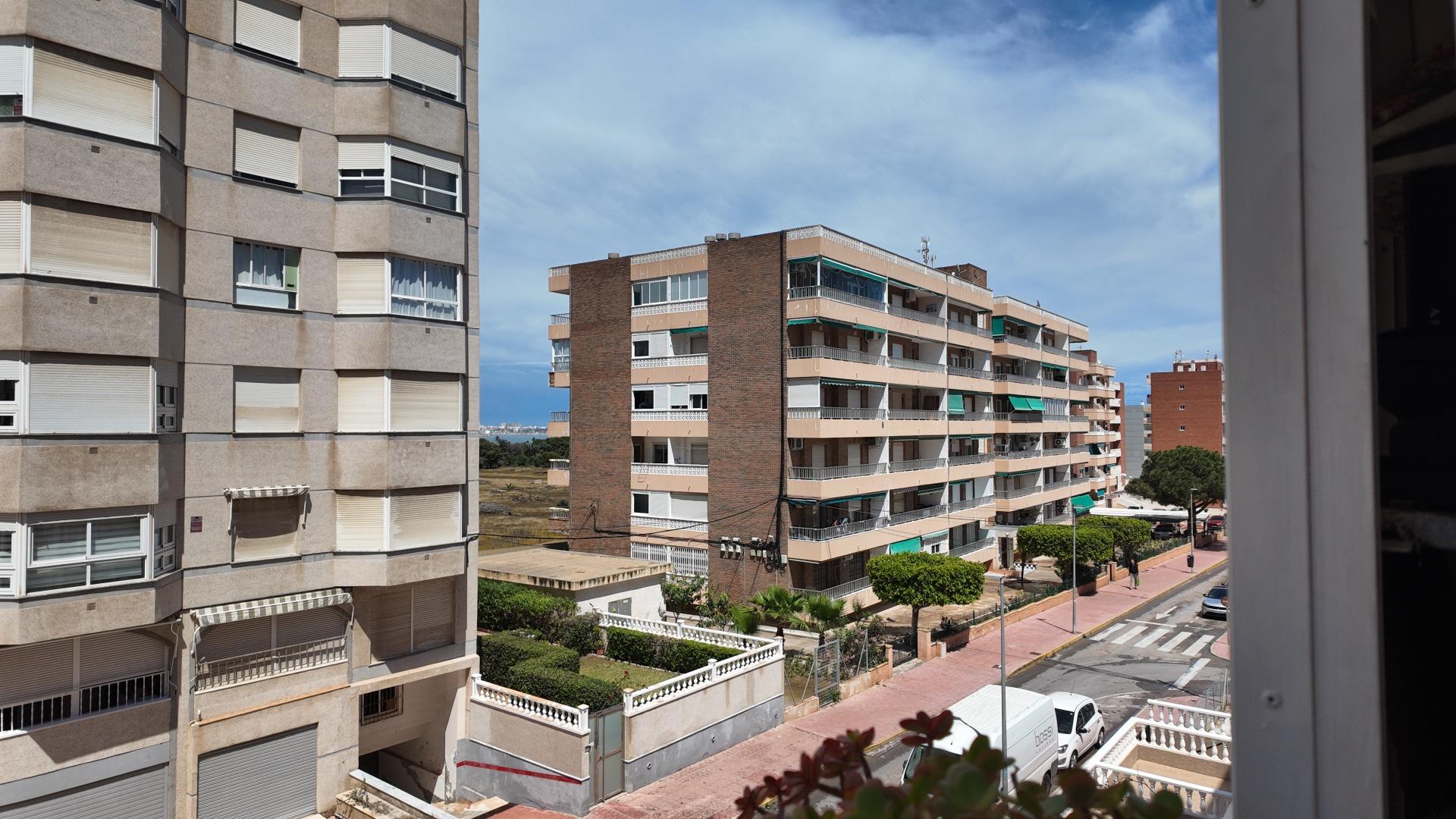 External stairwell of apartment block in Punta Prima, Torrevieja
