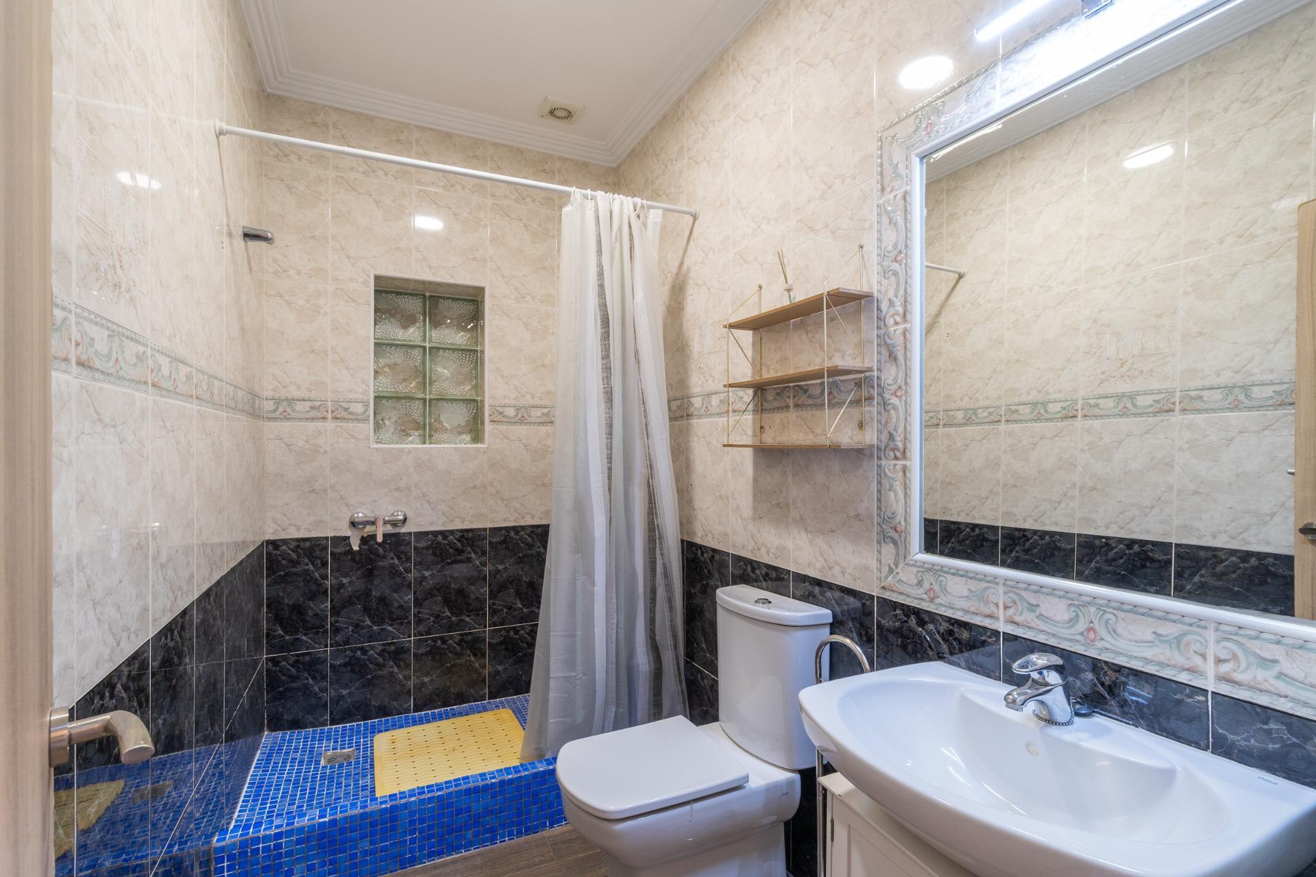 Pool area in evening light, 4-bedroom villa, Torreta Florida, Torrevieja