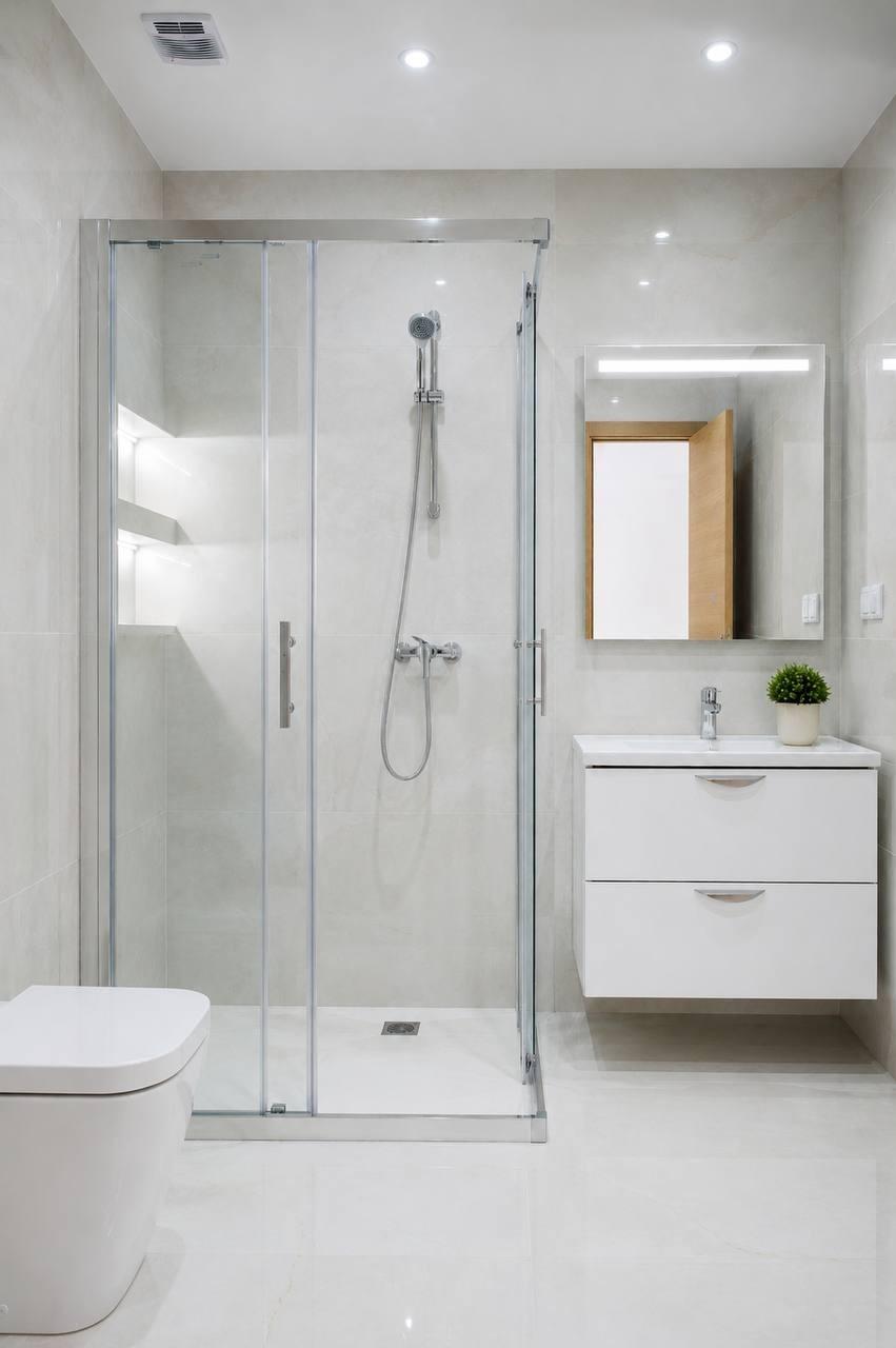 Bathroom in top-floor penthouse, Cabo Roig, Orihuela Costa
