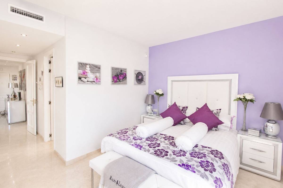 Upper terrace adjoining master suite, corner penthouse, Elviria Hills, Marbella
