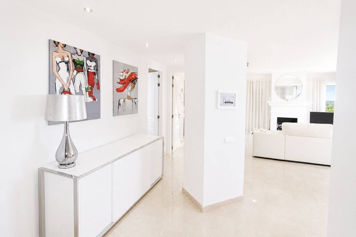Window view from guest bedroom, 3-bedroom penthouse, Elviria Hills, Marbella