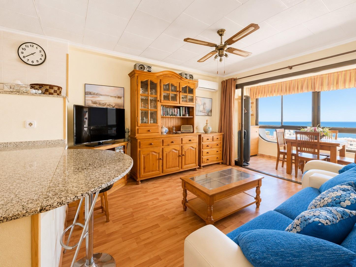 Terrace with sea views from ground-floor apartment, Torre La Mata, Torrevieja