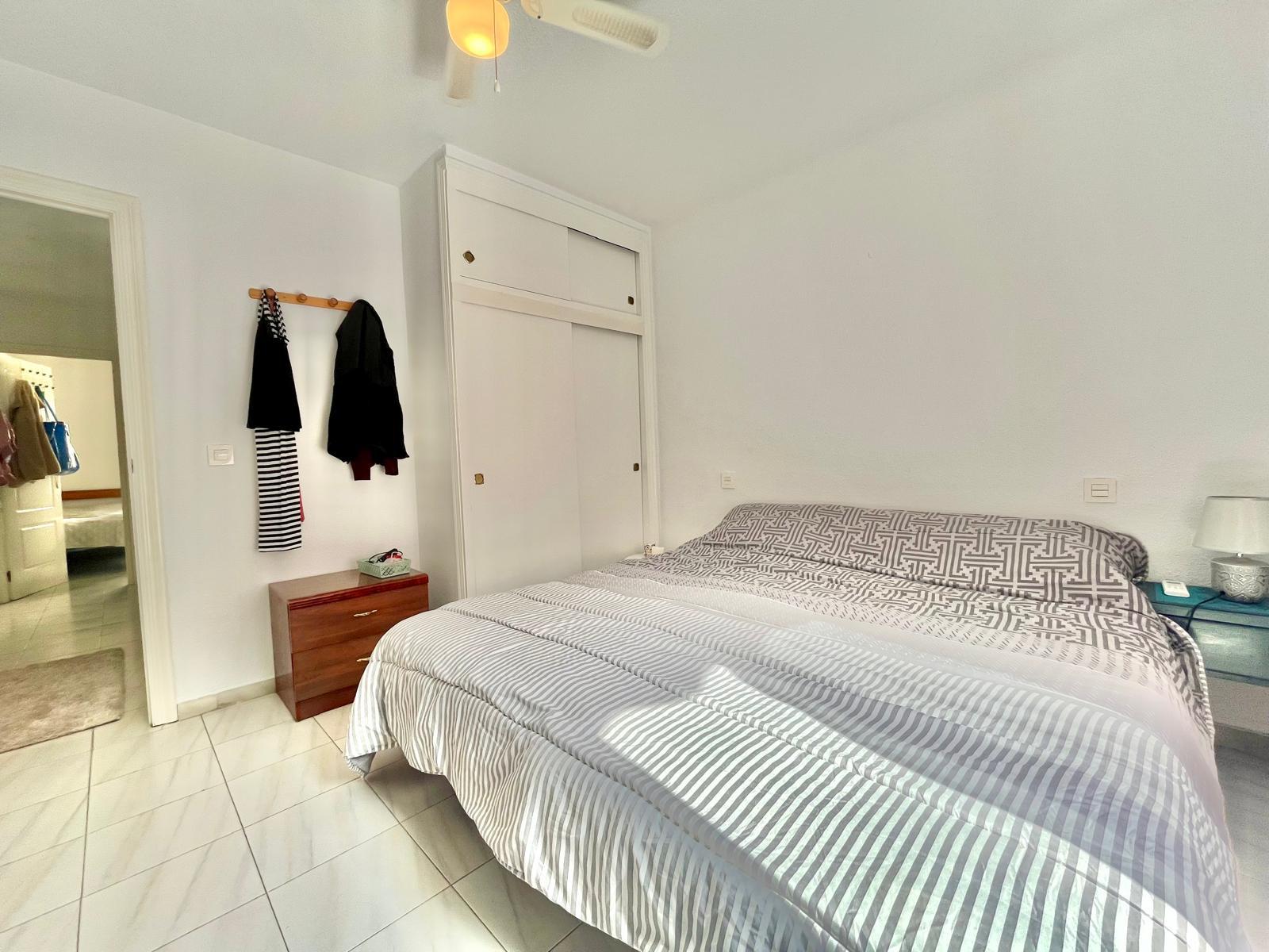 Living area with natural light in 2-bedroom duplex penthouse, Playa de los Locos