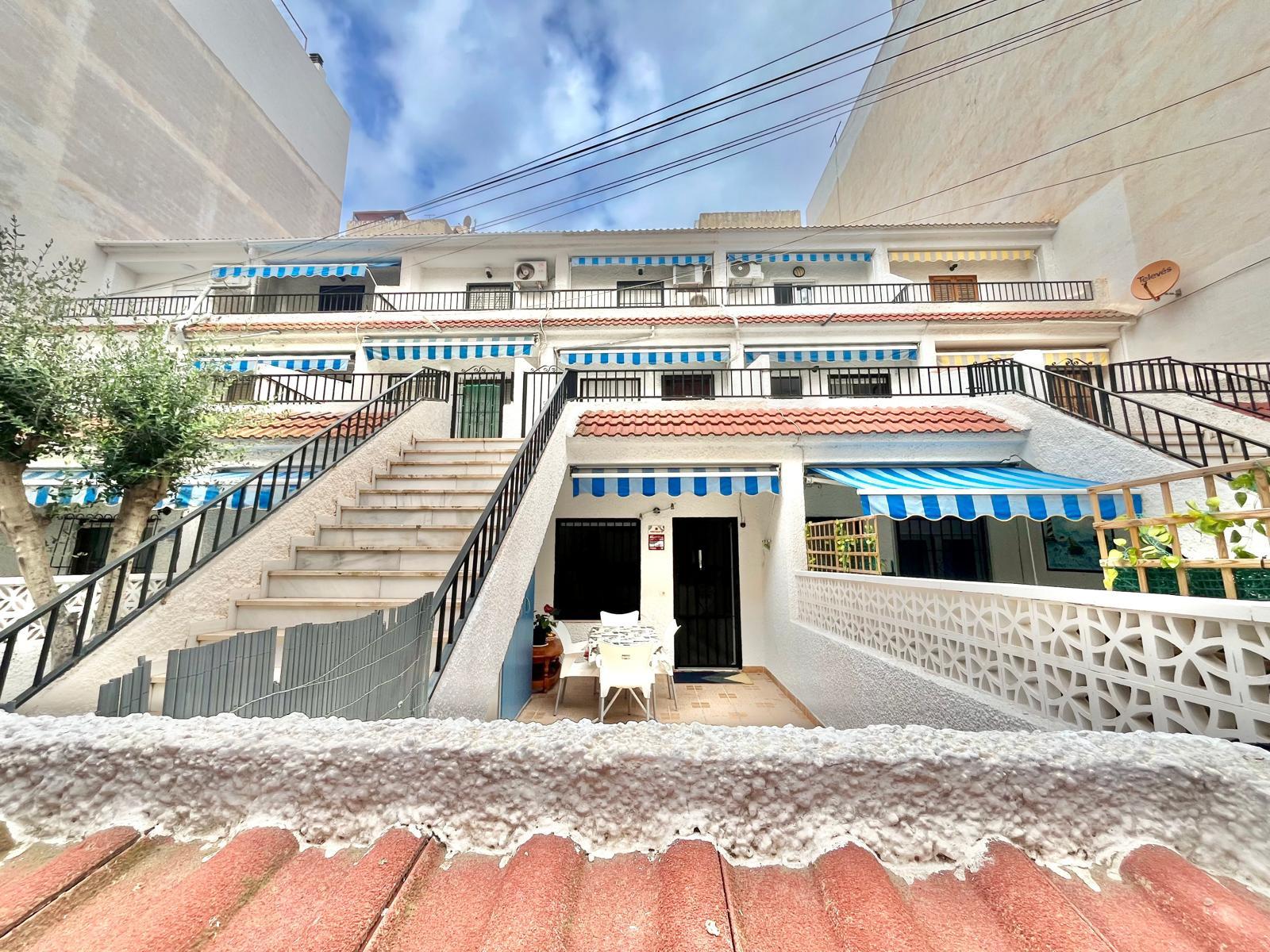 Street-level view of apartment building, Playa de los Locos, Torrevieja