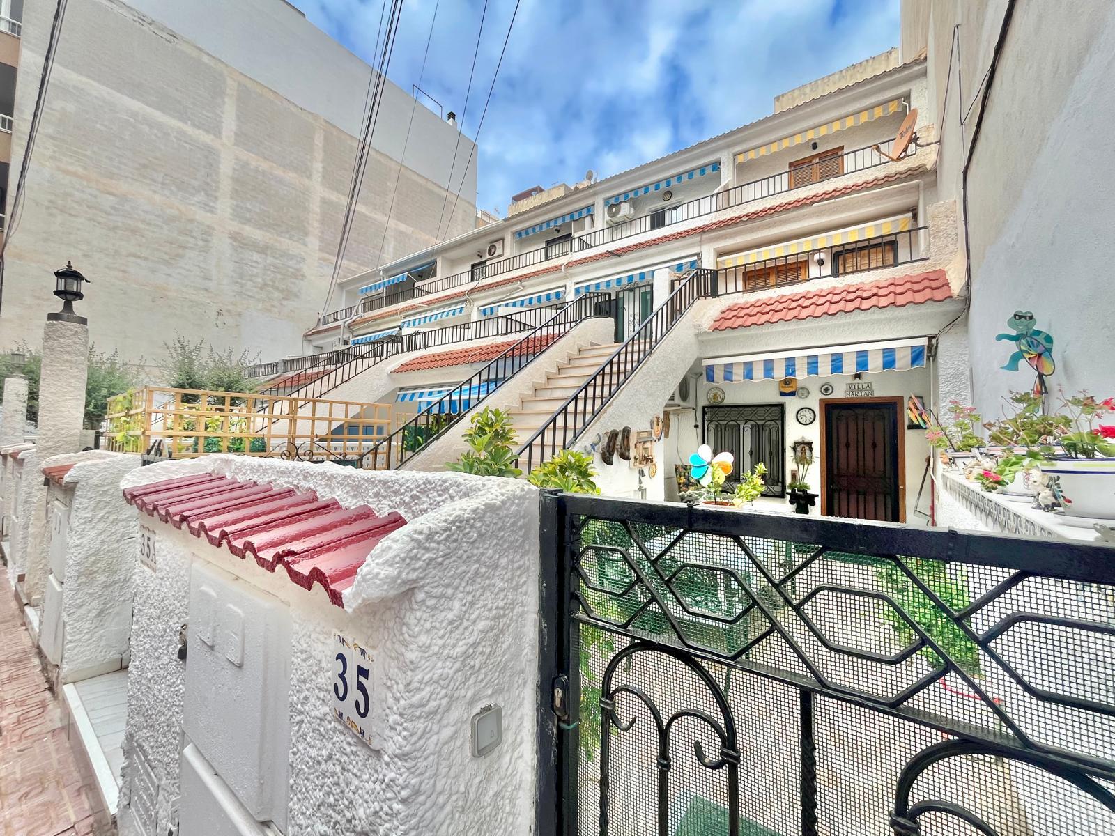 Entrance terrace of 2-bedroom duplex penthouse, Playa de los Locos
