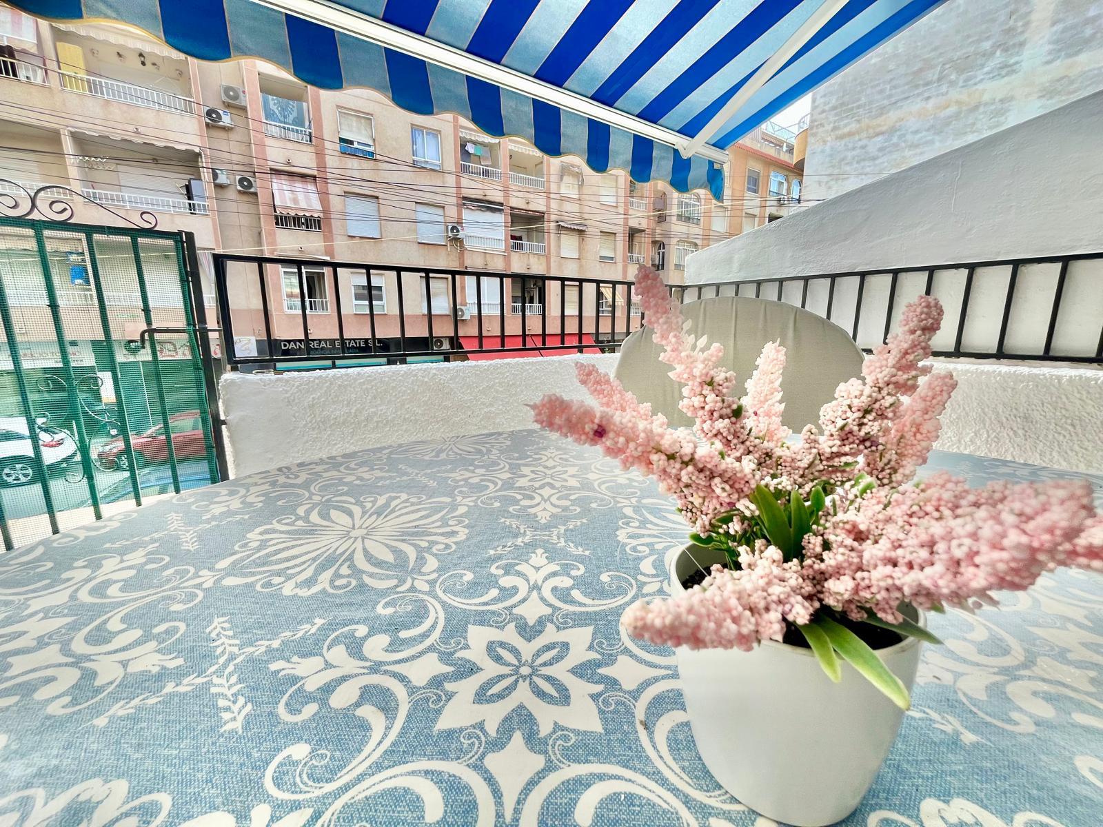 Master bedroom with direct balcony access in duplex penthouse, Playa de los Locos