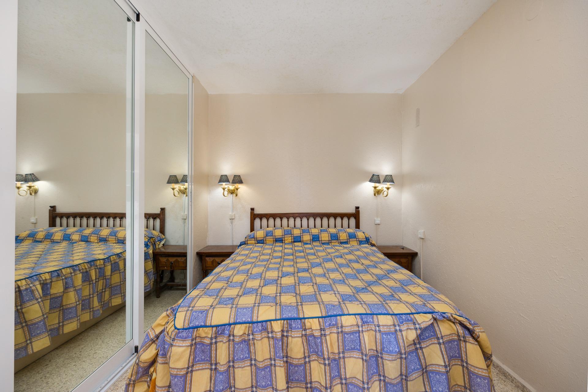 Kitchen worktop and storage units in 1-bedroom apartment, La Mata, Torrevieja