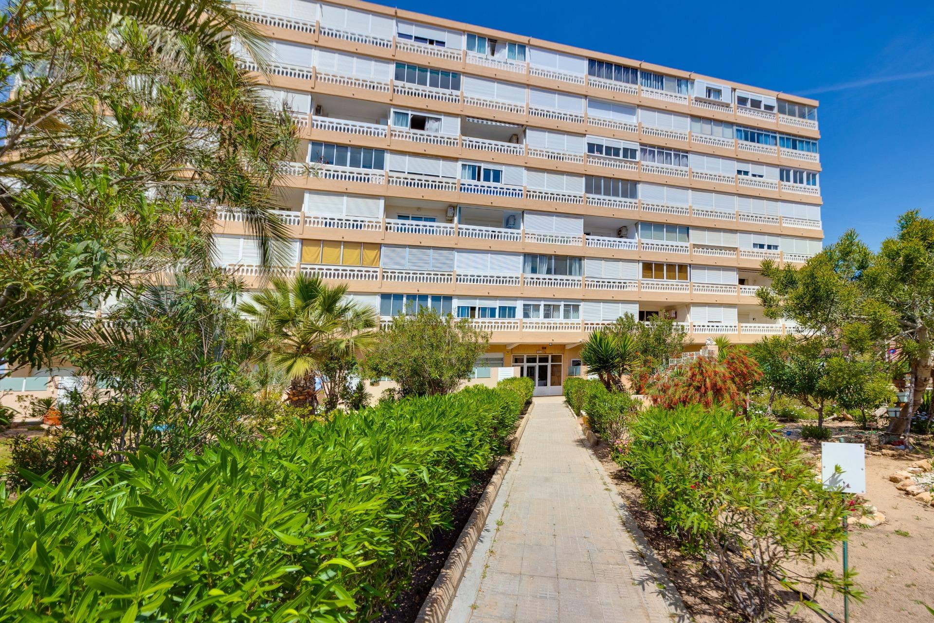 Lift lobby inside apartment building, La Mata, Torrevieja
