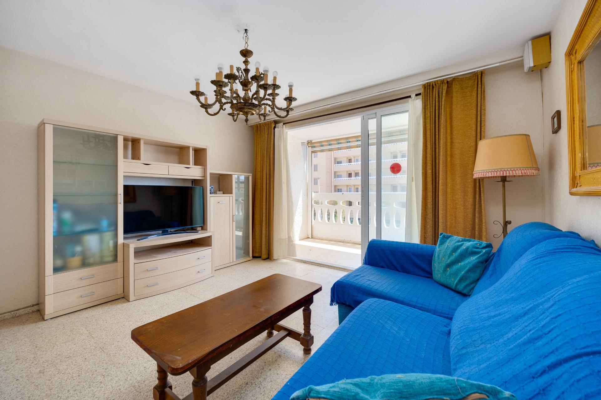 Bedroom with built-in wardrobes in 1-bedroom apartment, La Mata, Torrevieja