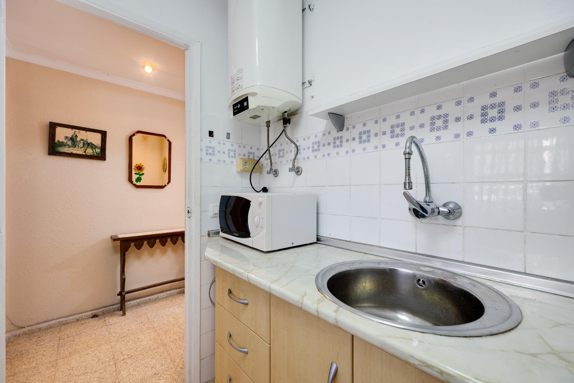 Furnished living area on second floor, 1-bedroom apartment, La Mata, Torrevieja