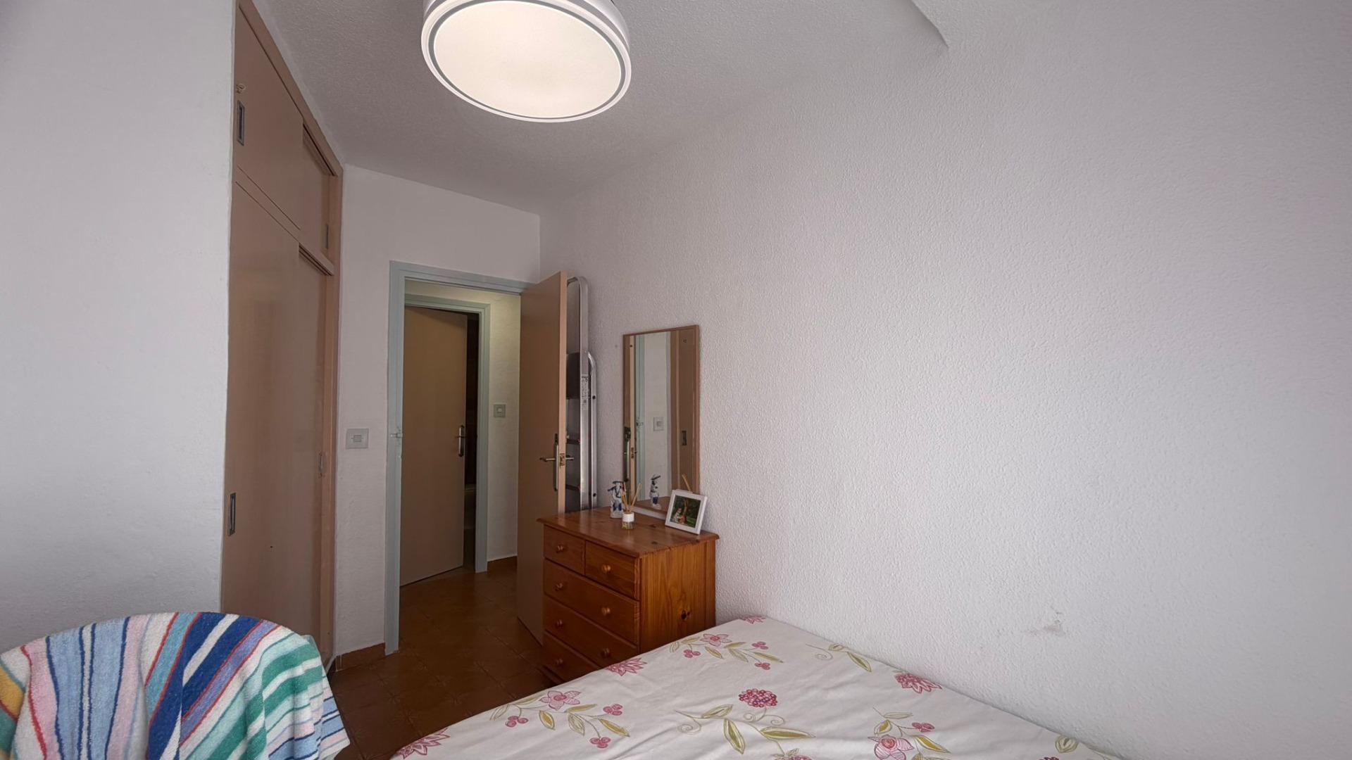 Bedroom window with exterior view in penthouse, Playa de los Locos, Torrevieja