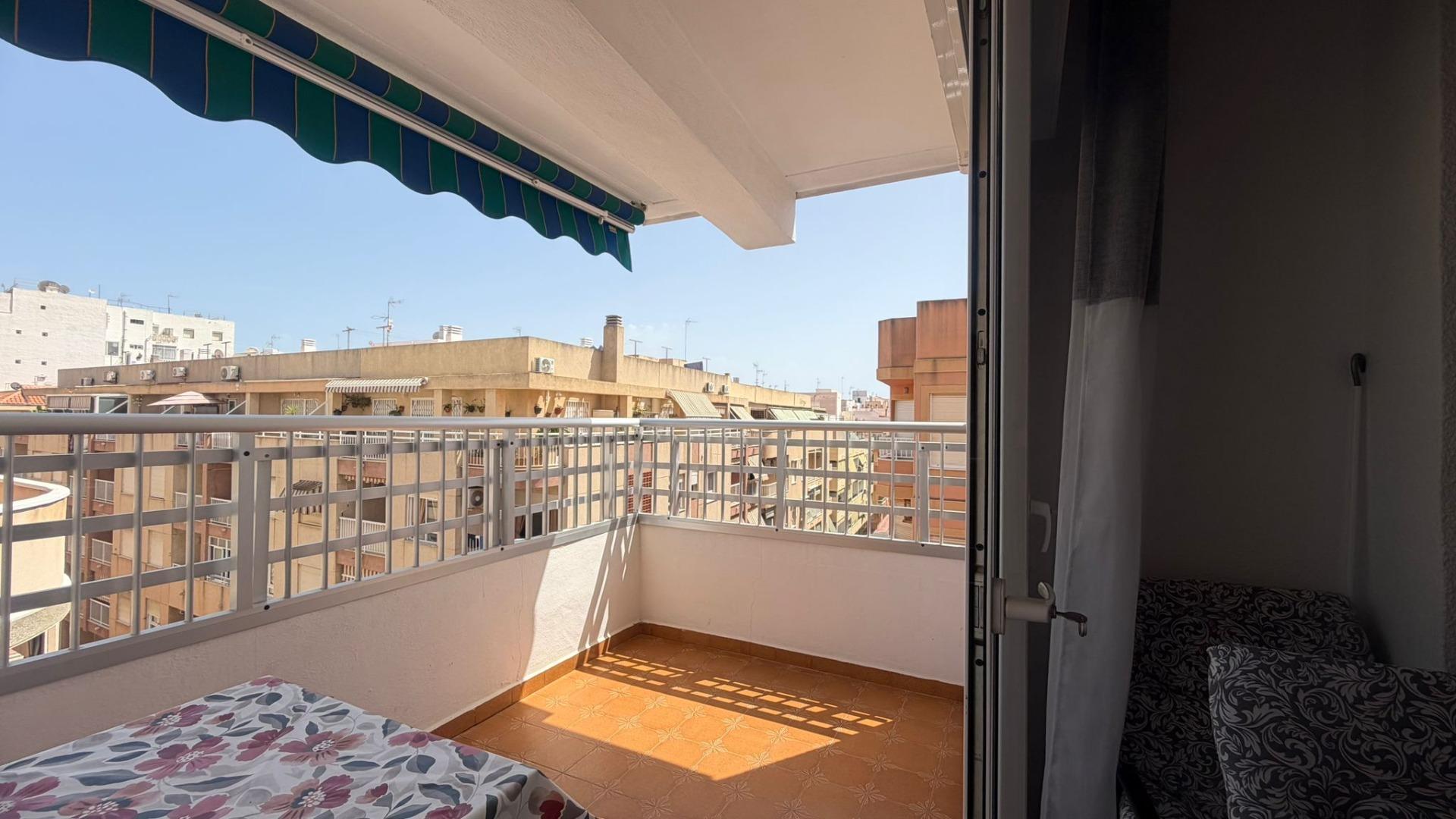 Third bedroom interior in 3-bedroom penthouse, Playa de los Locos, Torrevieja