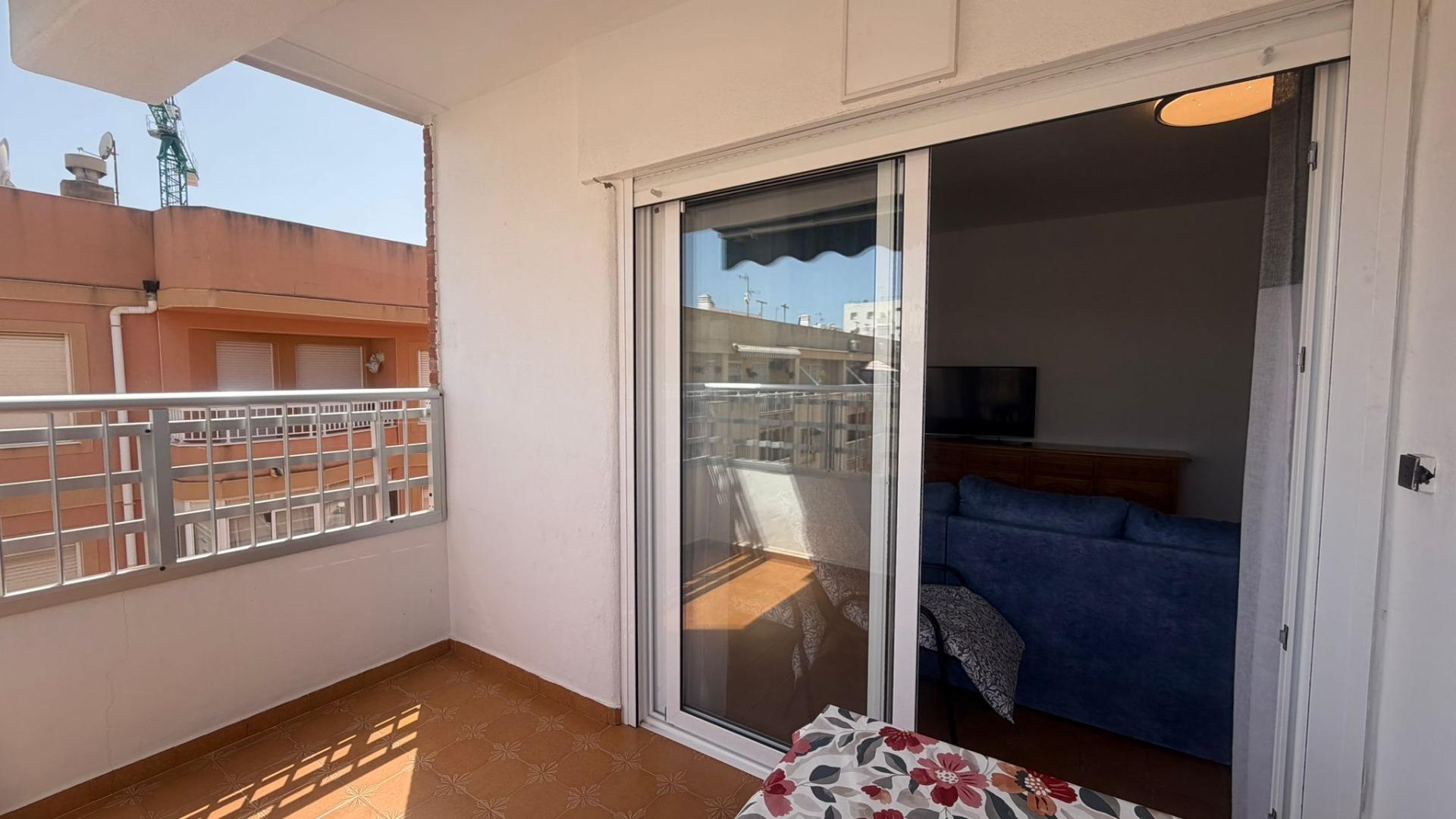 Building entrance lobby in residential block, Playa de los Locos, Torrevieja