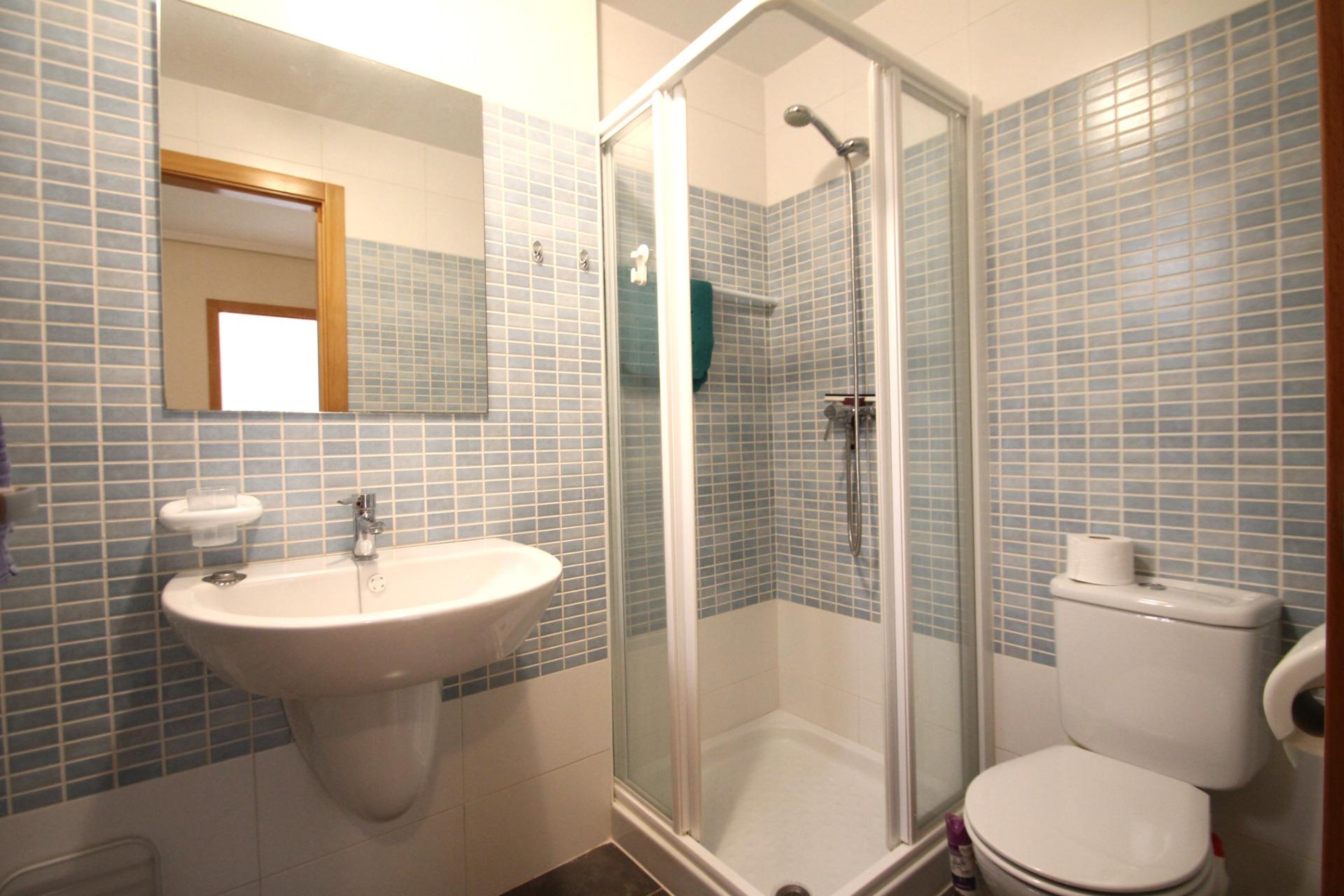 Dining area adjacent to kitchen in 2-bedroom apartment, El Molino, Torrevieja