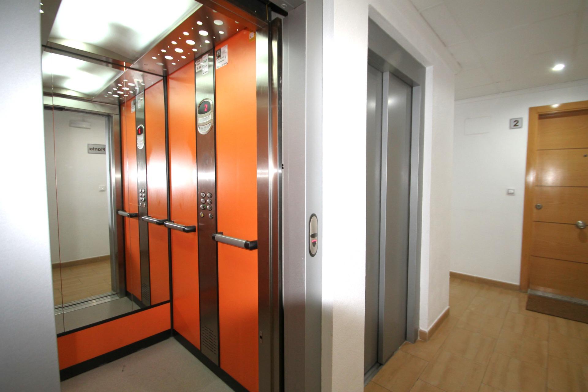 Interior overview of 2-bedroom apartment showing open-plan layout, El Molino, Torrevieja