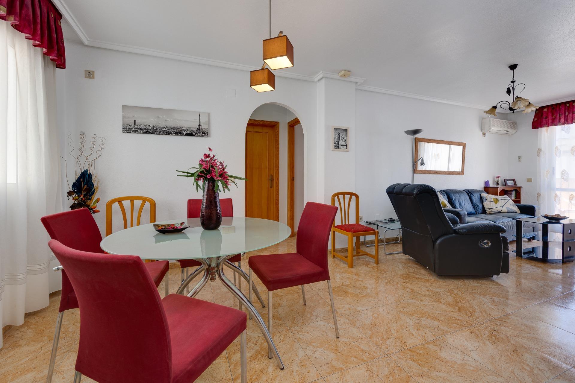 Rooftop view from terrace of 3-bedroom penthouse, El Molino, Torrevieja