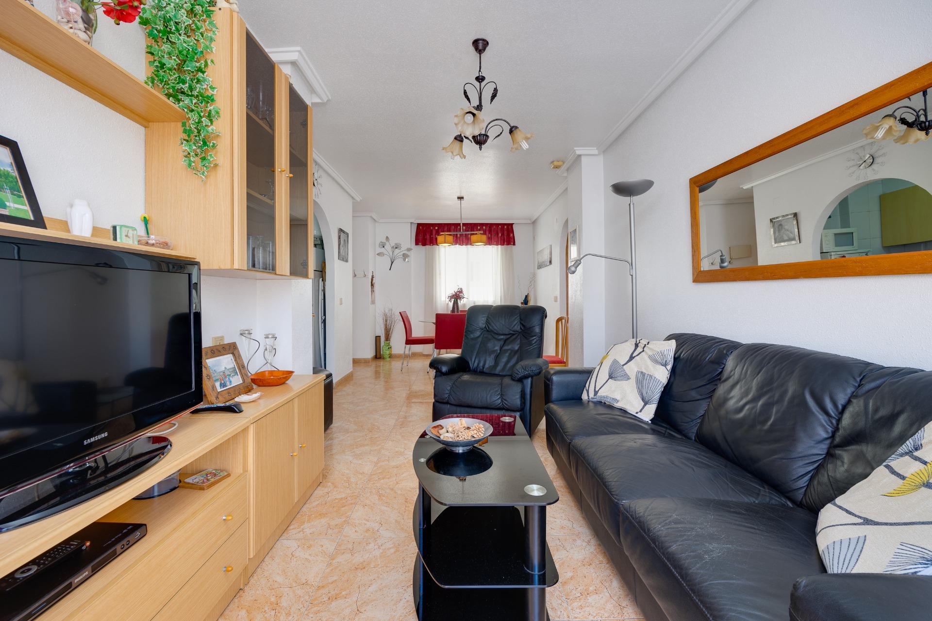 Living area with natural light in 3-bedroom penthouse, El Molino, Torrevieja