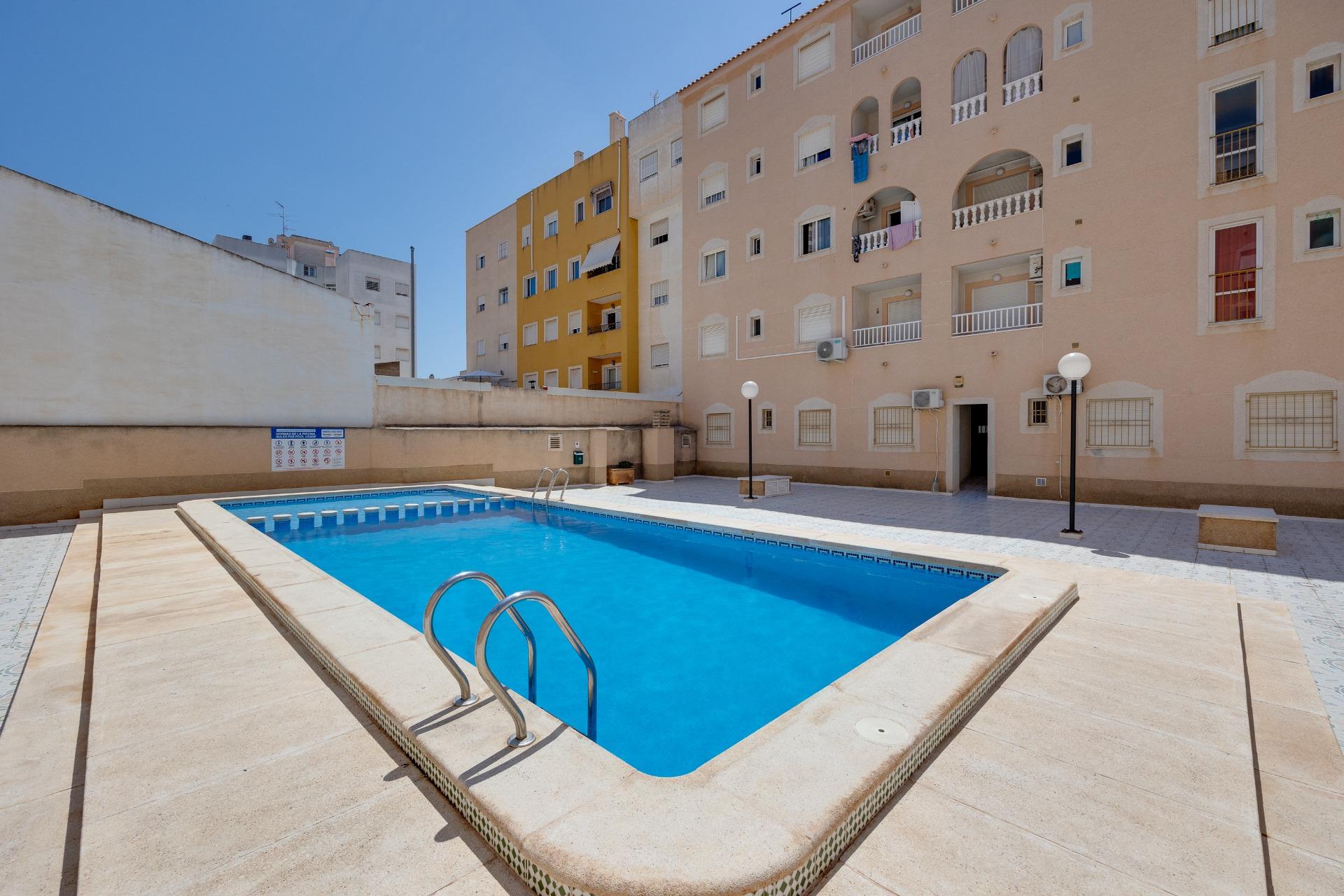 Bedroom with built-in wardrobes in 3-bedroom penthouse, El Molino, Torrevieja