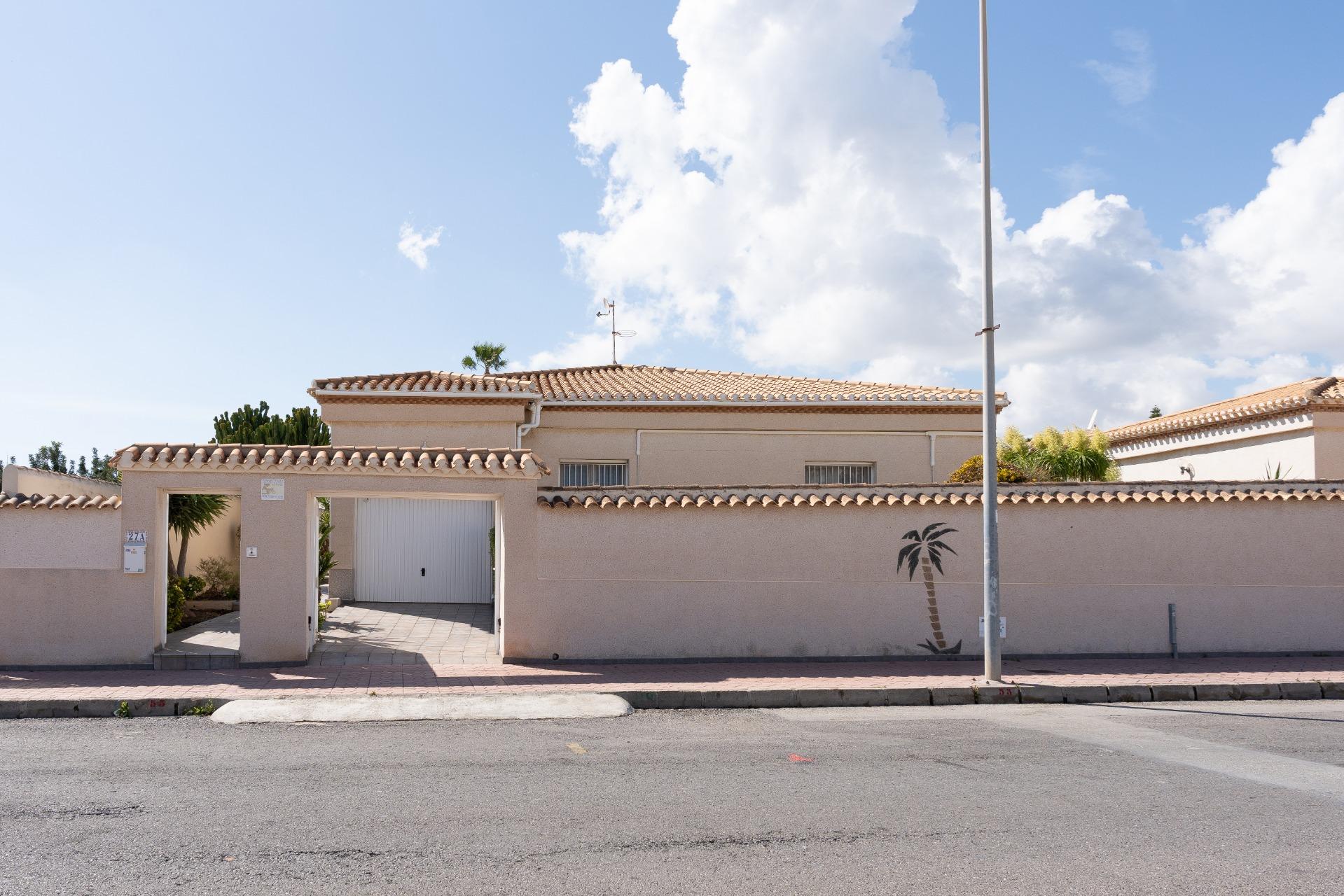 Exterior storage room adjacent to barbecue area, Playa Flamenca villa