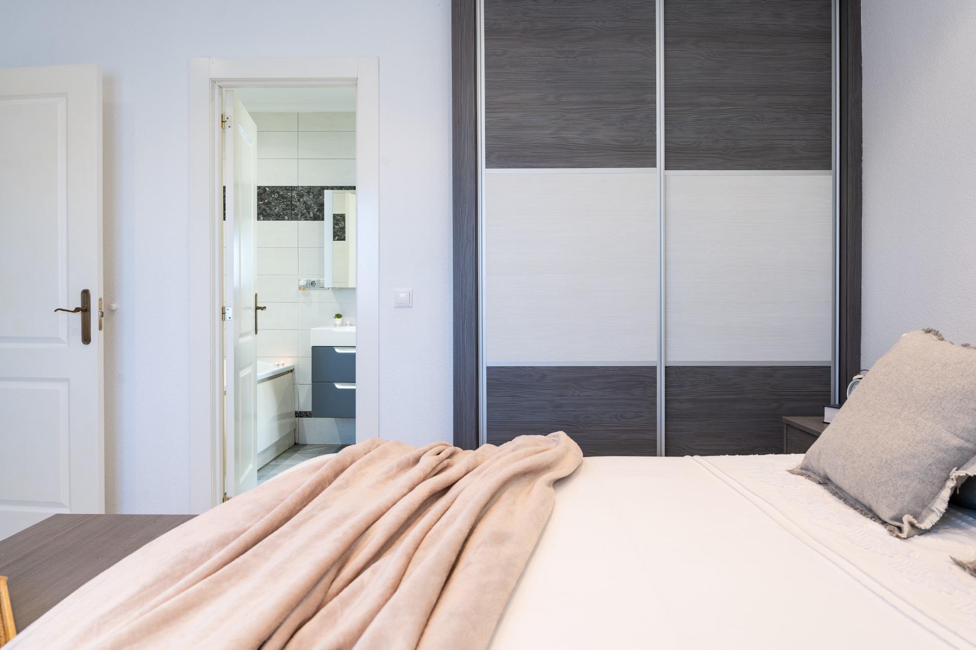 Exterior access to storage room beside barbecue area, Playa Flamenca villa