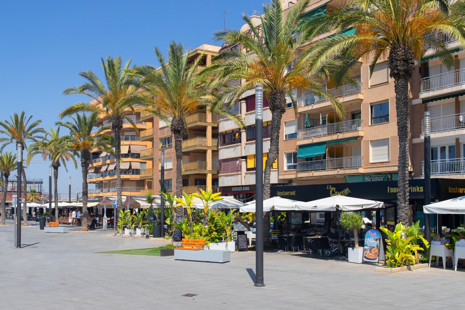 Panoramic coastal views from top floor of penthouse, Playa del Cura, Torrevieja
