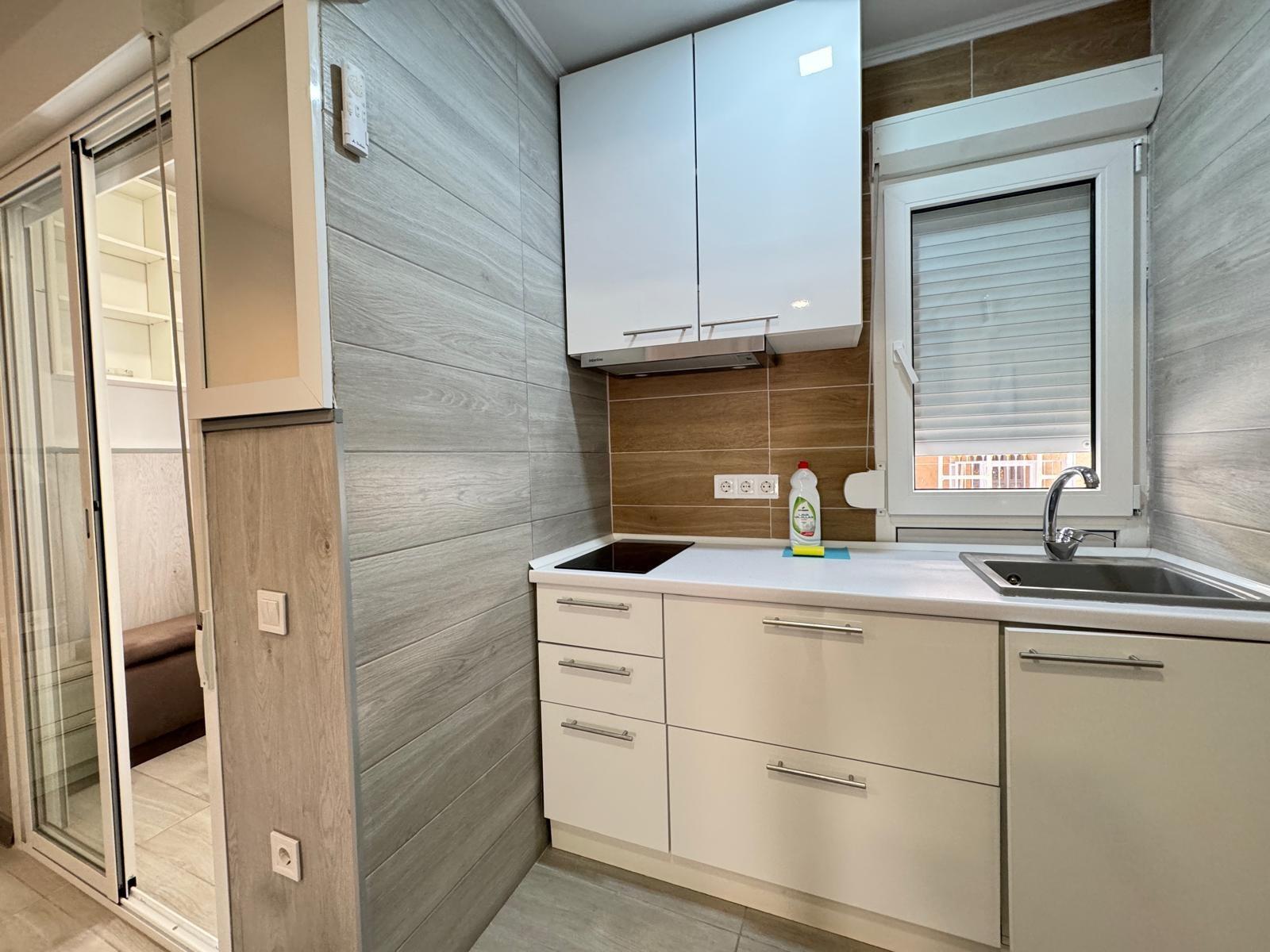 Sleeping area within studio unit, Playa del Cura, Torrevieja