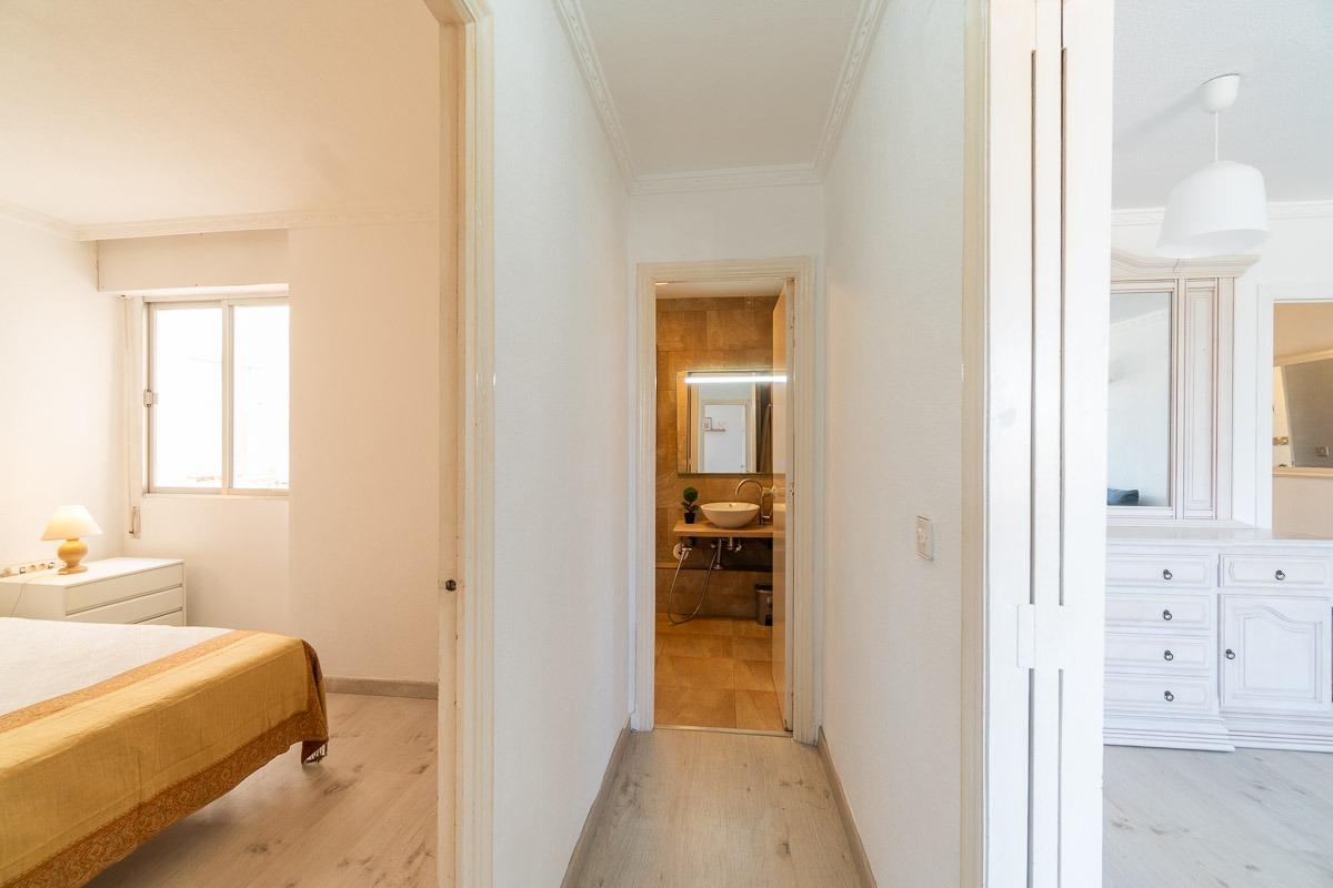 View from third-floor apartment towards communal areas, Rocío del Mar