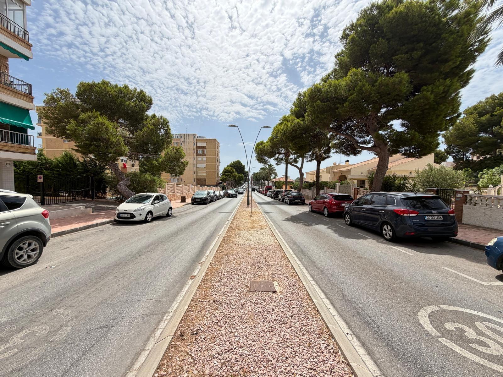 Exterior of gated urbanisation building in La Zenia, Orihuela Costa