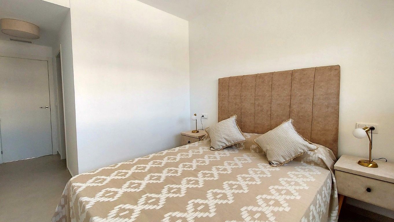 Kitchen appliances and worktop detail in new-build apartment, Pueblo, San Miguel de Salinas