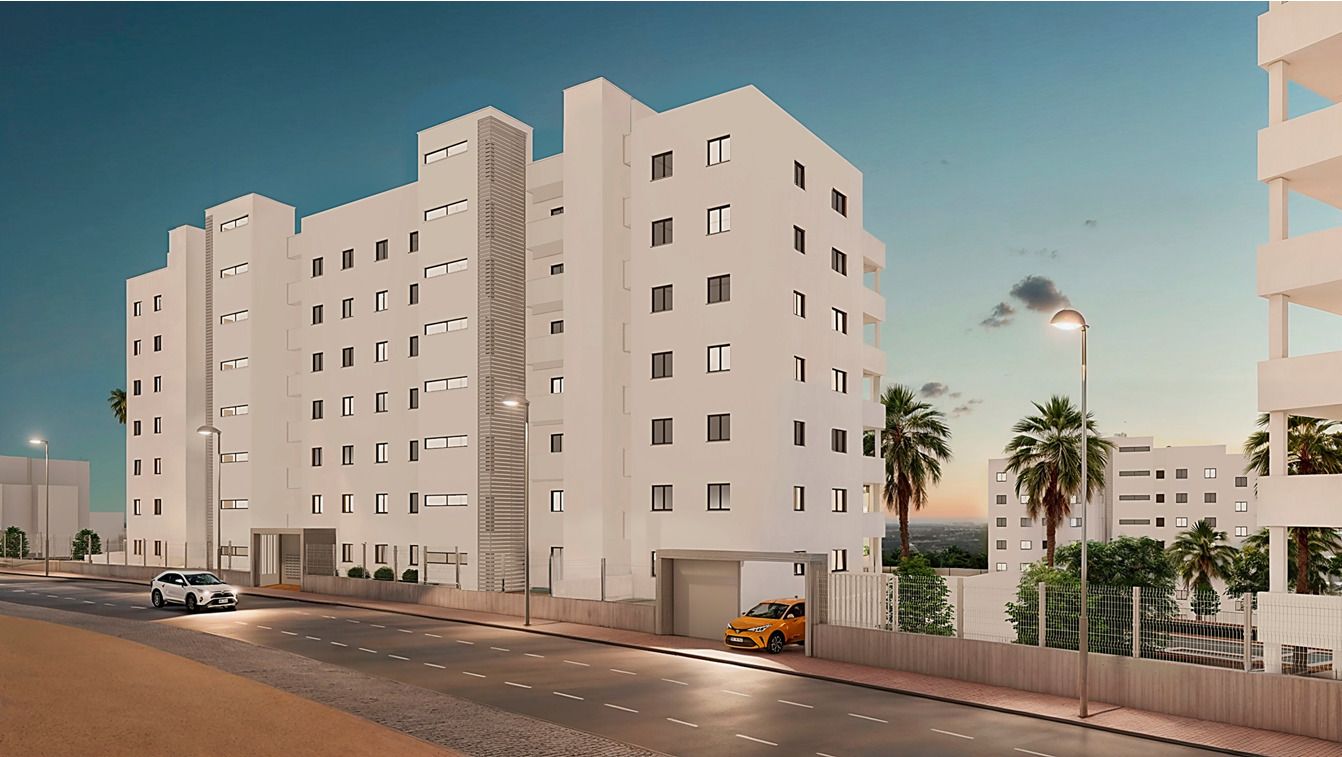Fully fitted kitchen with integrated appliances in first-floor apartment, Pueblo, San Miguel de Salinas
