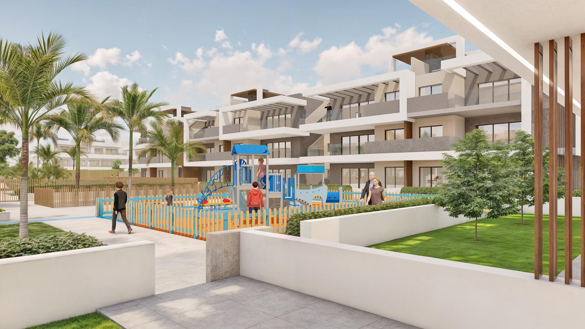 Rendered image of furnished apartment interior, La Torre de la Horadada
