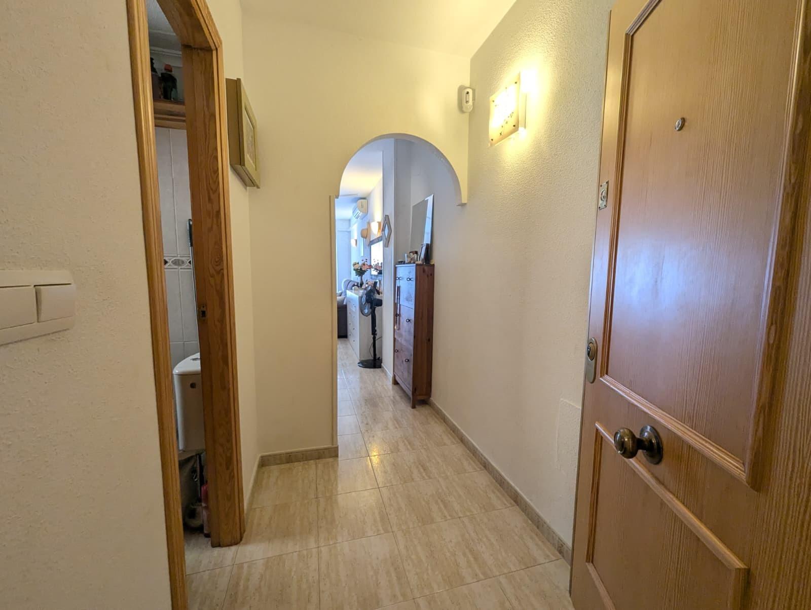 Living room window view in 2-bedroom apartment, Centro, Torrevieja