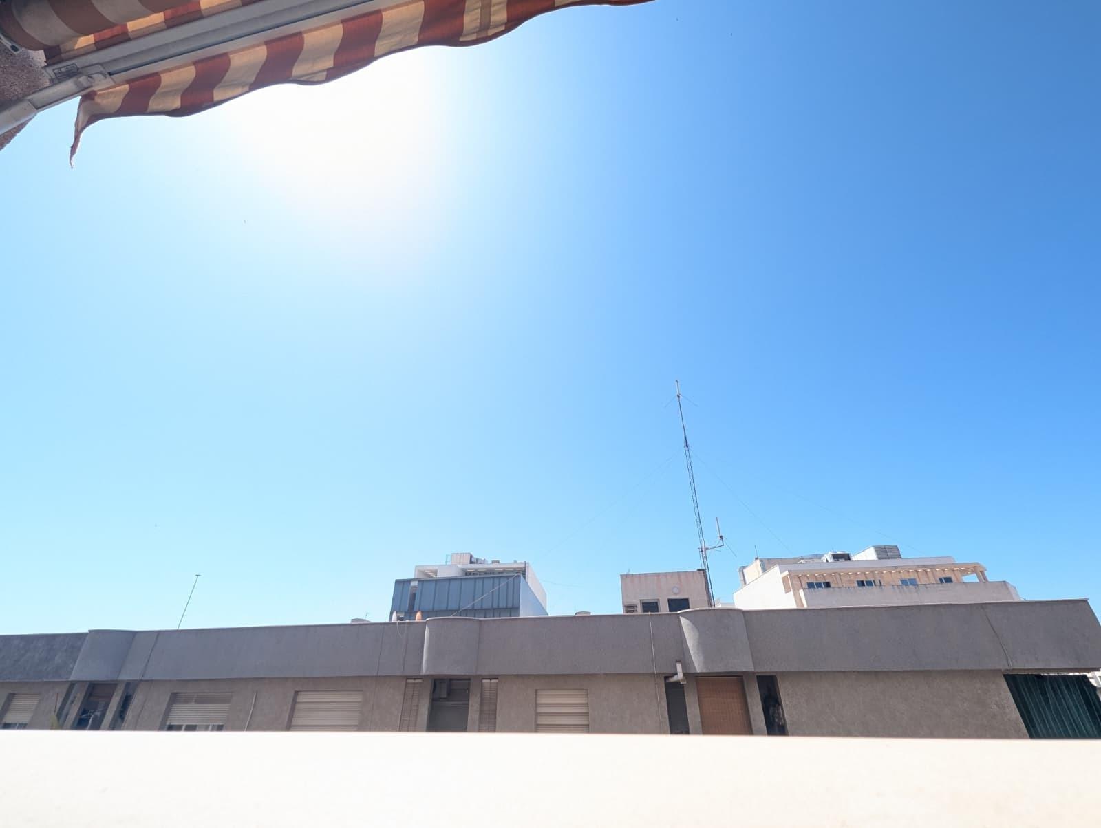 Terrace railing and street view, 2-bedroom apartment, Centro, Torrevieja