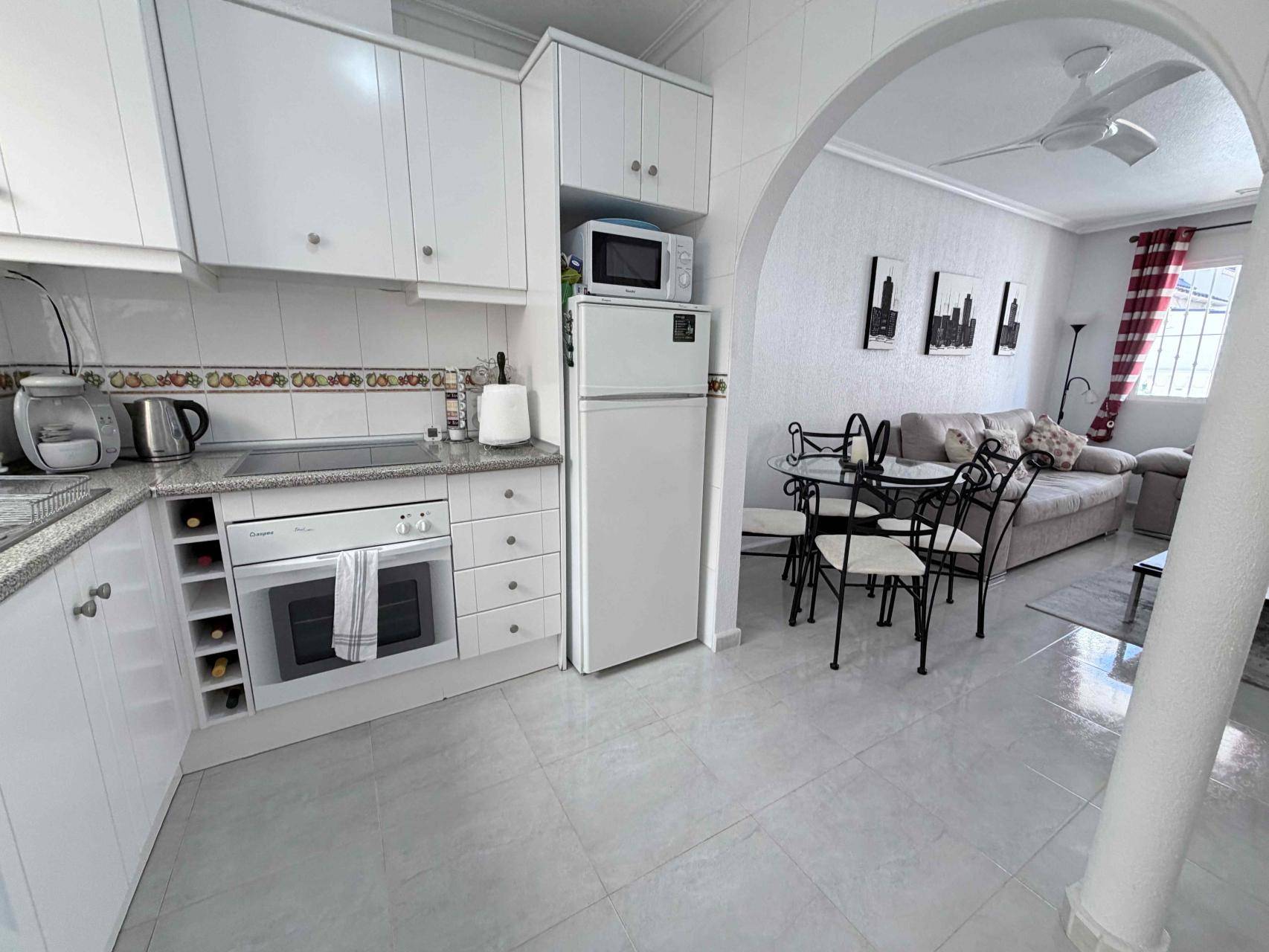 Ground-floor terrace adjoining living space in villa, Los Almendros-La Florida