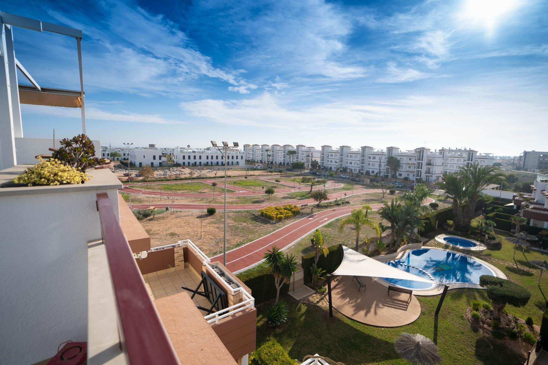 Upper floor landing in duplex penthouse, Rocío del Mar, Orihuela Costa