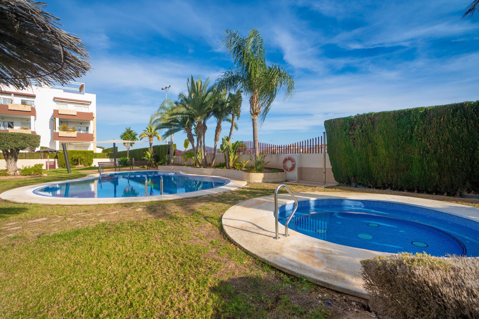 Terrace railing and exterior outlook, penthouse in Rocío del Mar, Orihuela Costa