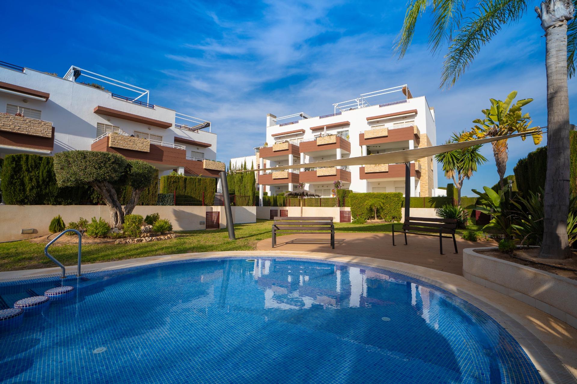 Kitchen appliances and units in 2-bedroom penthouse, Rocío del Mar