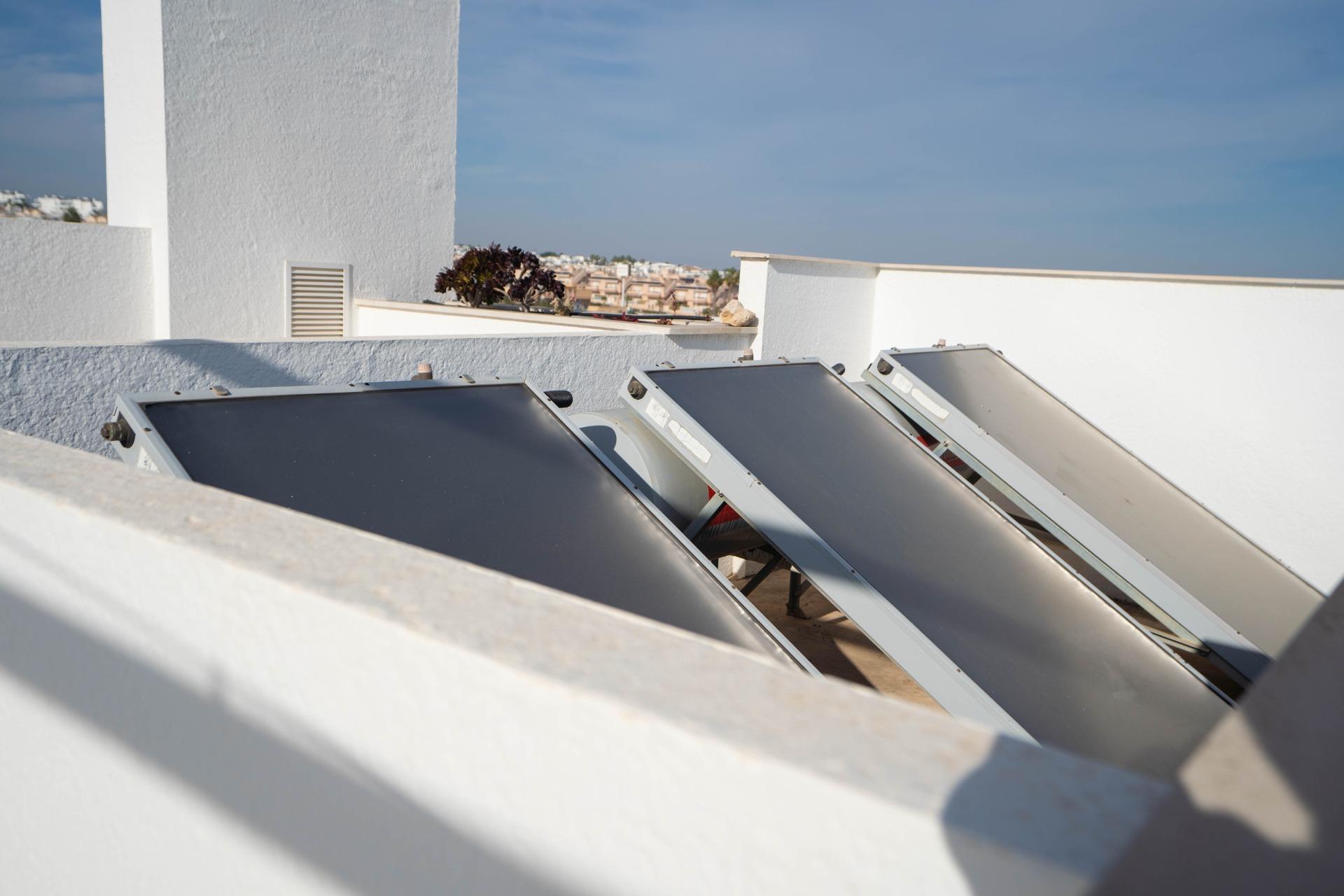 Private terrace of duplex penthouse in Rocío del Mar, Orihuela Costa