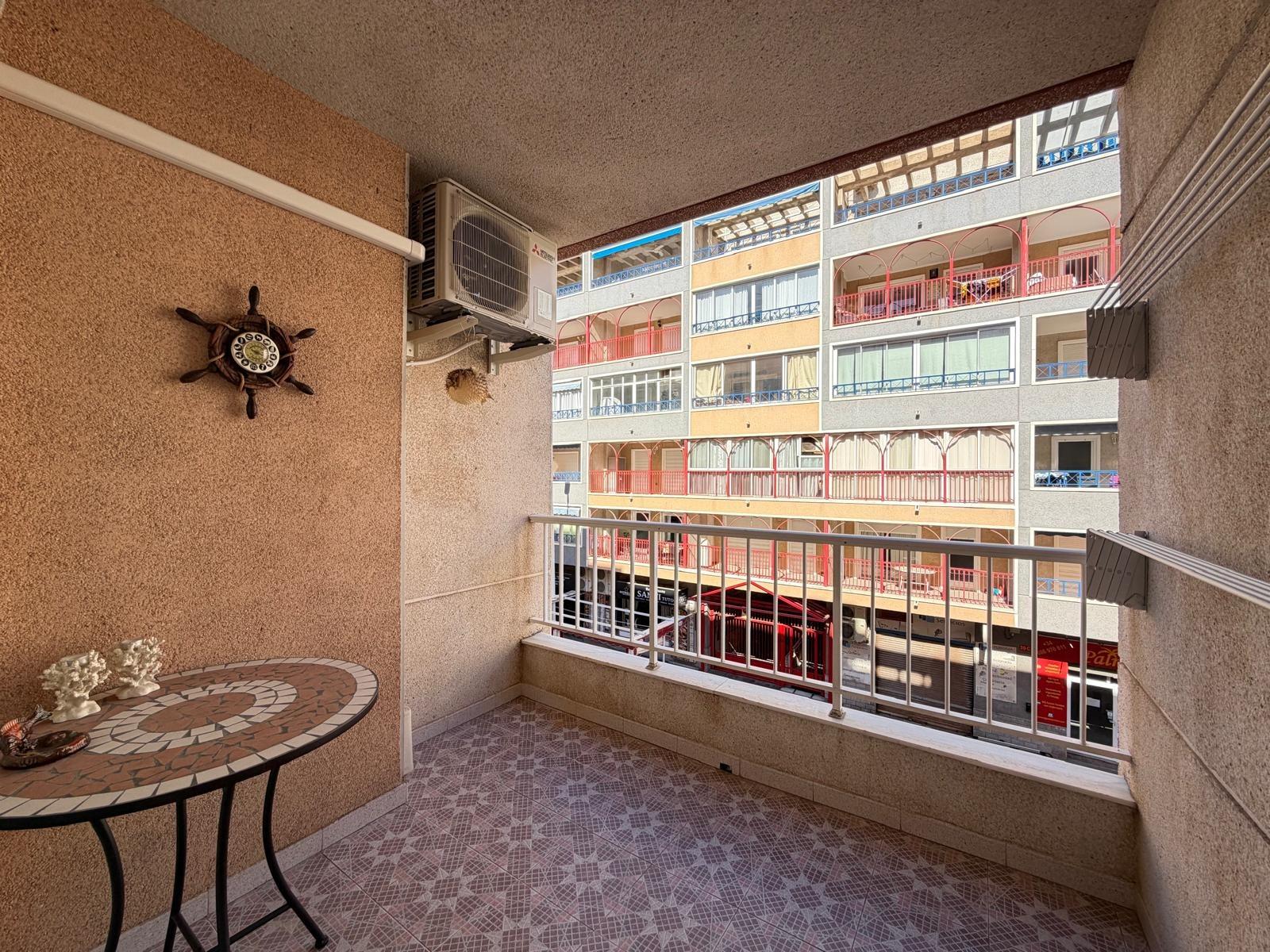 Street-level view near residential building, Playa del Cura, Torrevieja