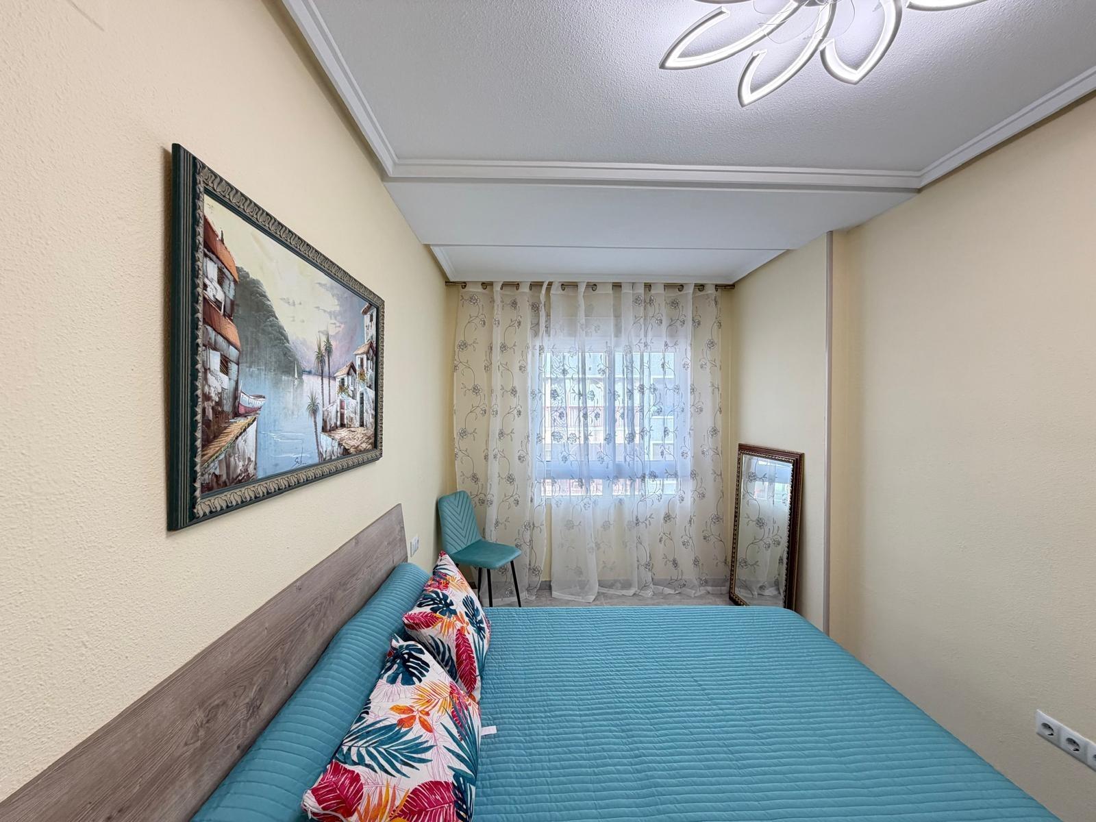 Open-plan living and dining space, 3-bedroom apartment, Playa del Cura