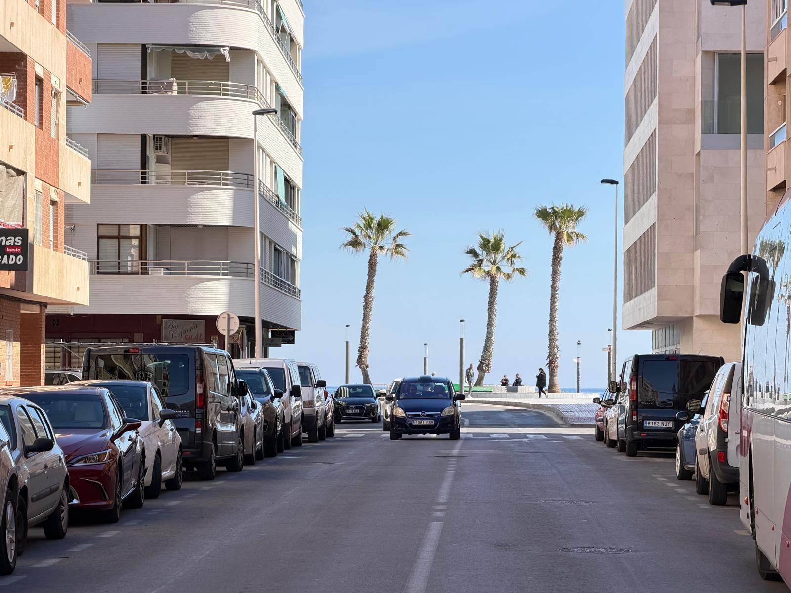 Street view from balcony railing, 3-bedroom apartment, Playa del Cura