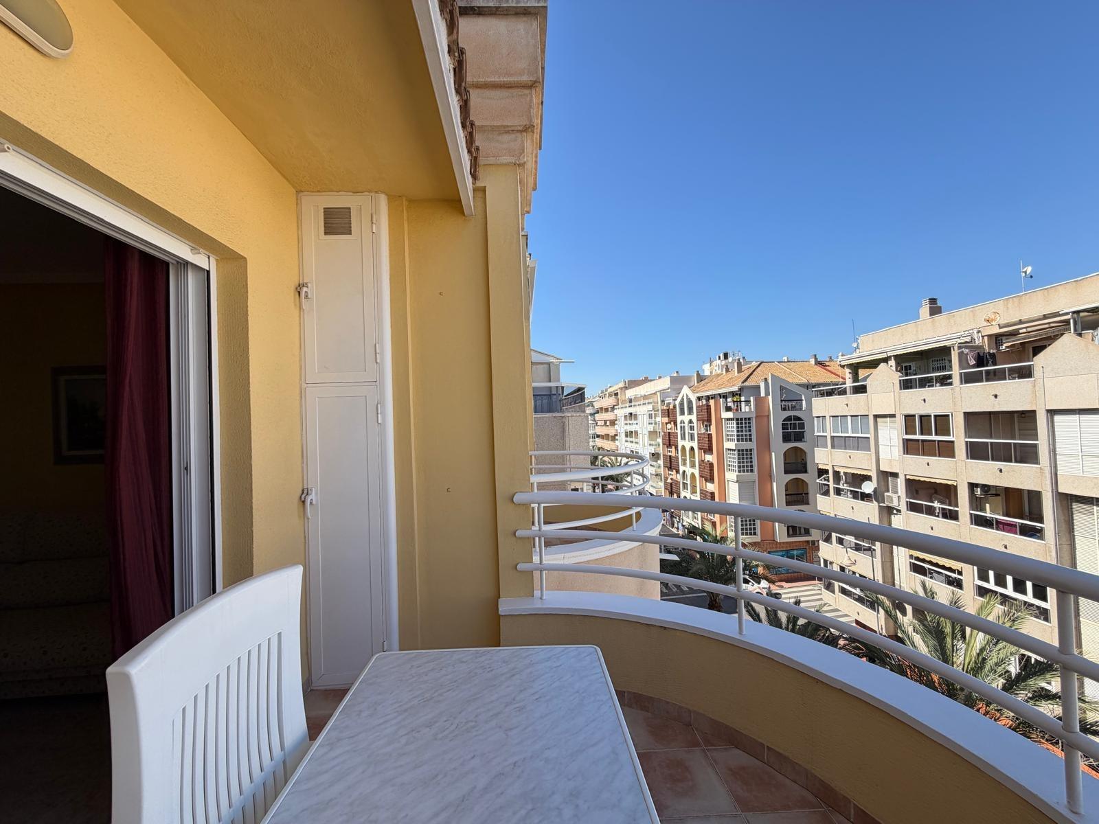 Bedroom window with exterior view, 2-bedroom penthouse Playa del Cura