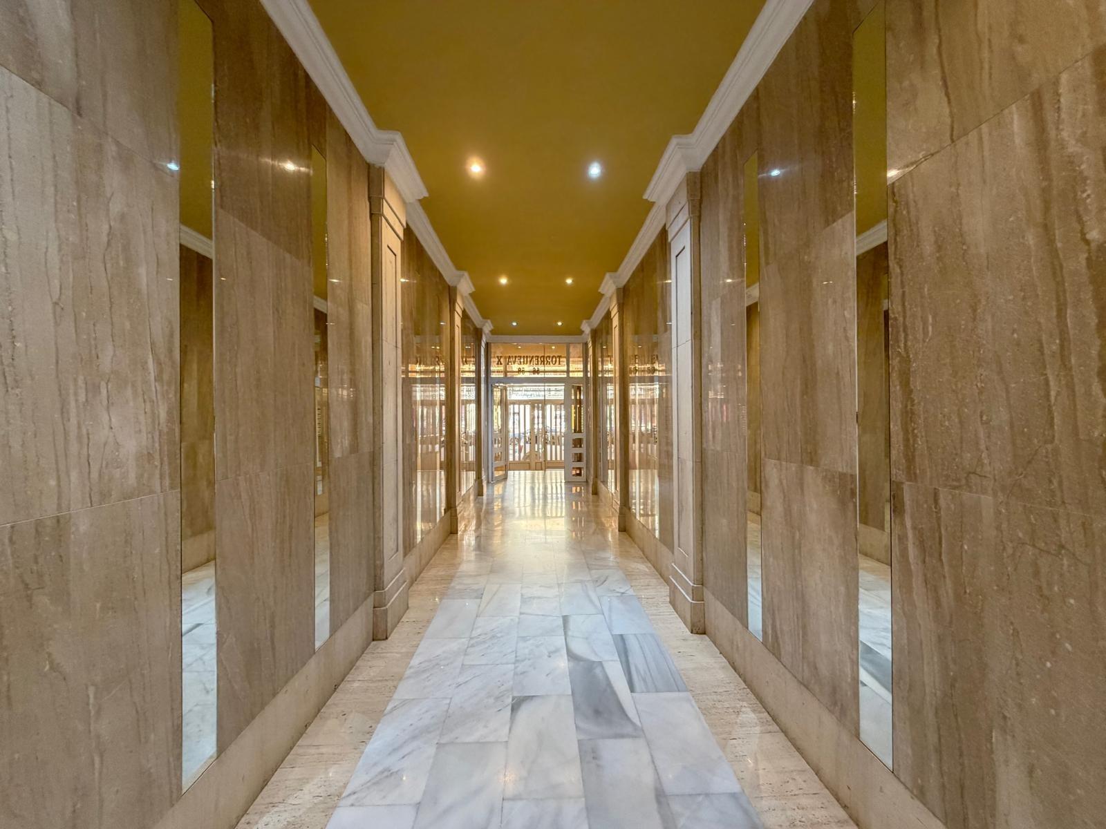 Kitchen overhead view showing layout, 2-bedroom penthouse Playa del Cura
