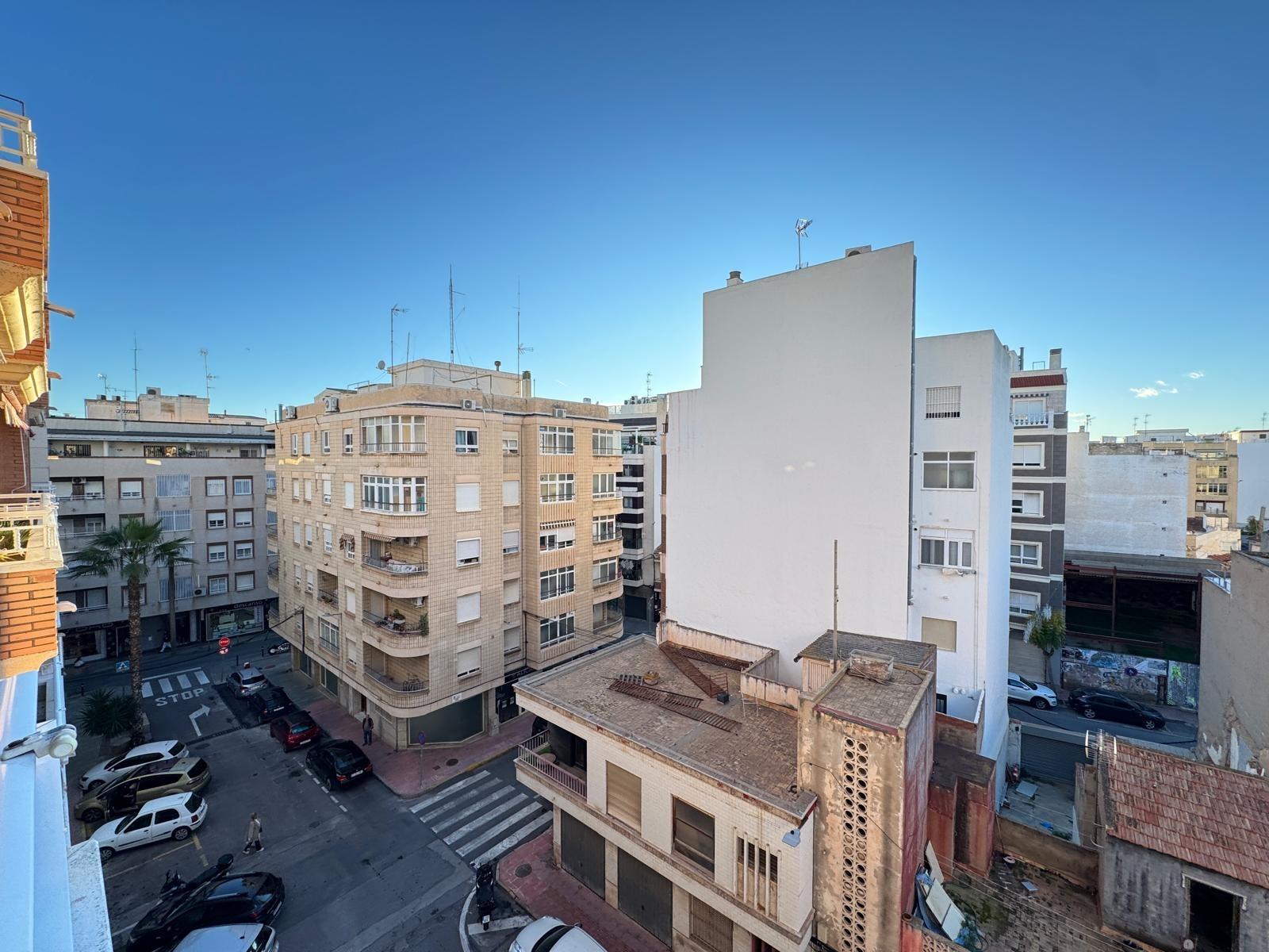 Second terrace viewed from the fourth floor, Torrevieja Centre apartment